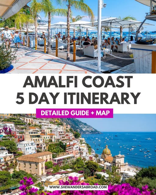 Amalfi Coast Itinerary For Five Days