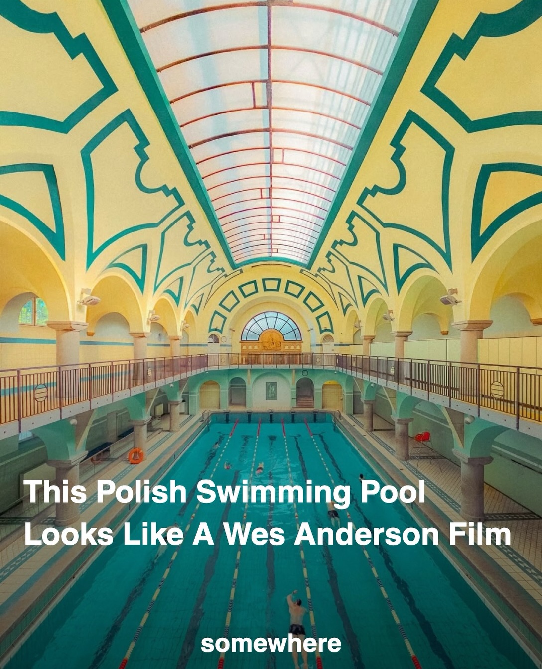 Historic Wrocław Swimming Complex's Grand Interiors