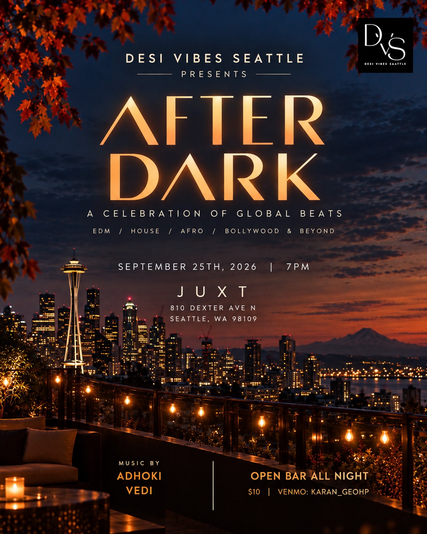 Seattle Event Features Global Music and Open Bar