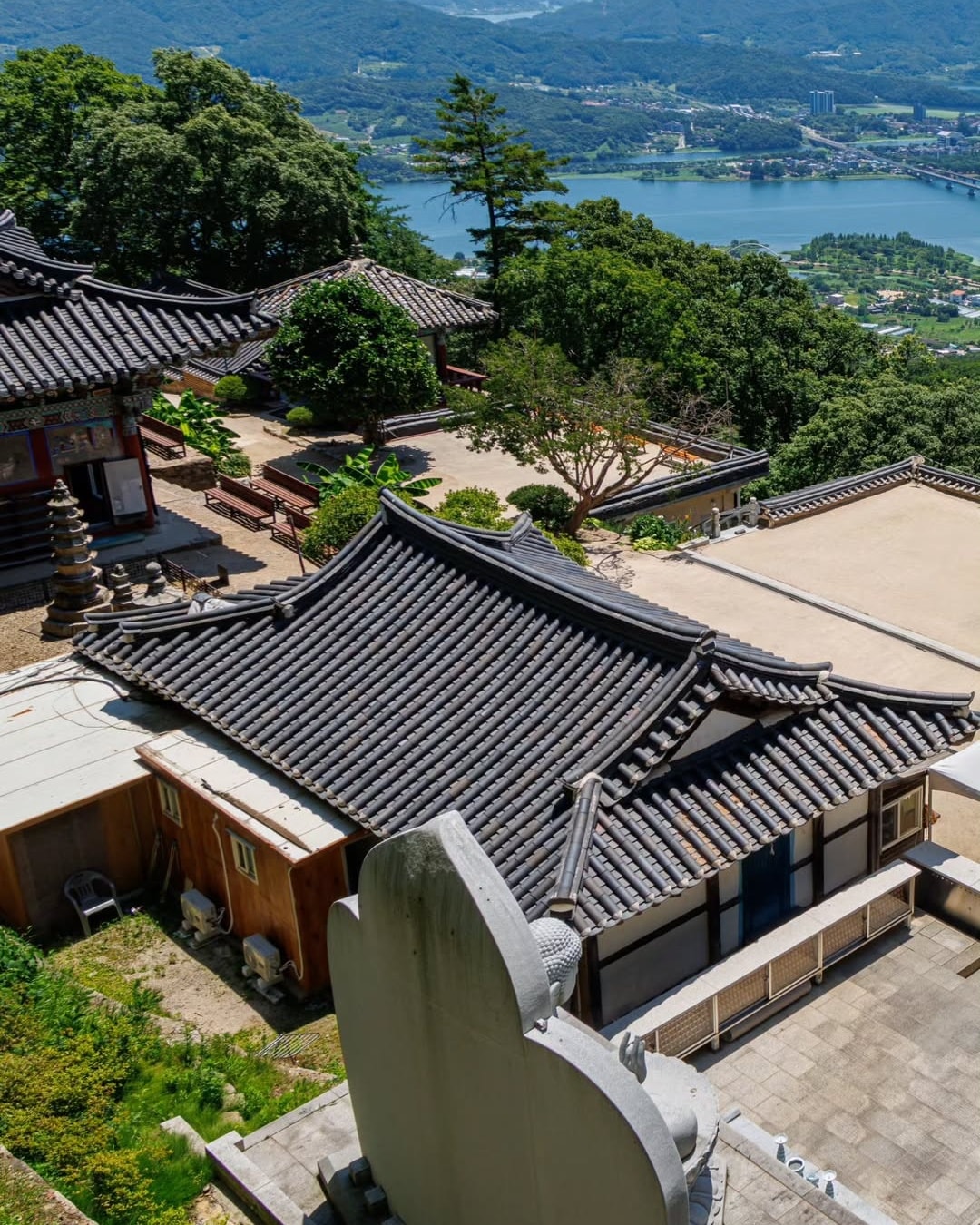 Sujongsa Temple Offers Panoramic River Views