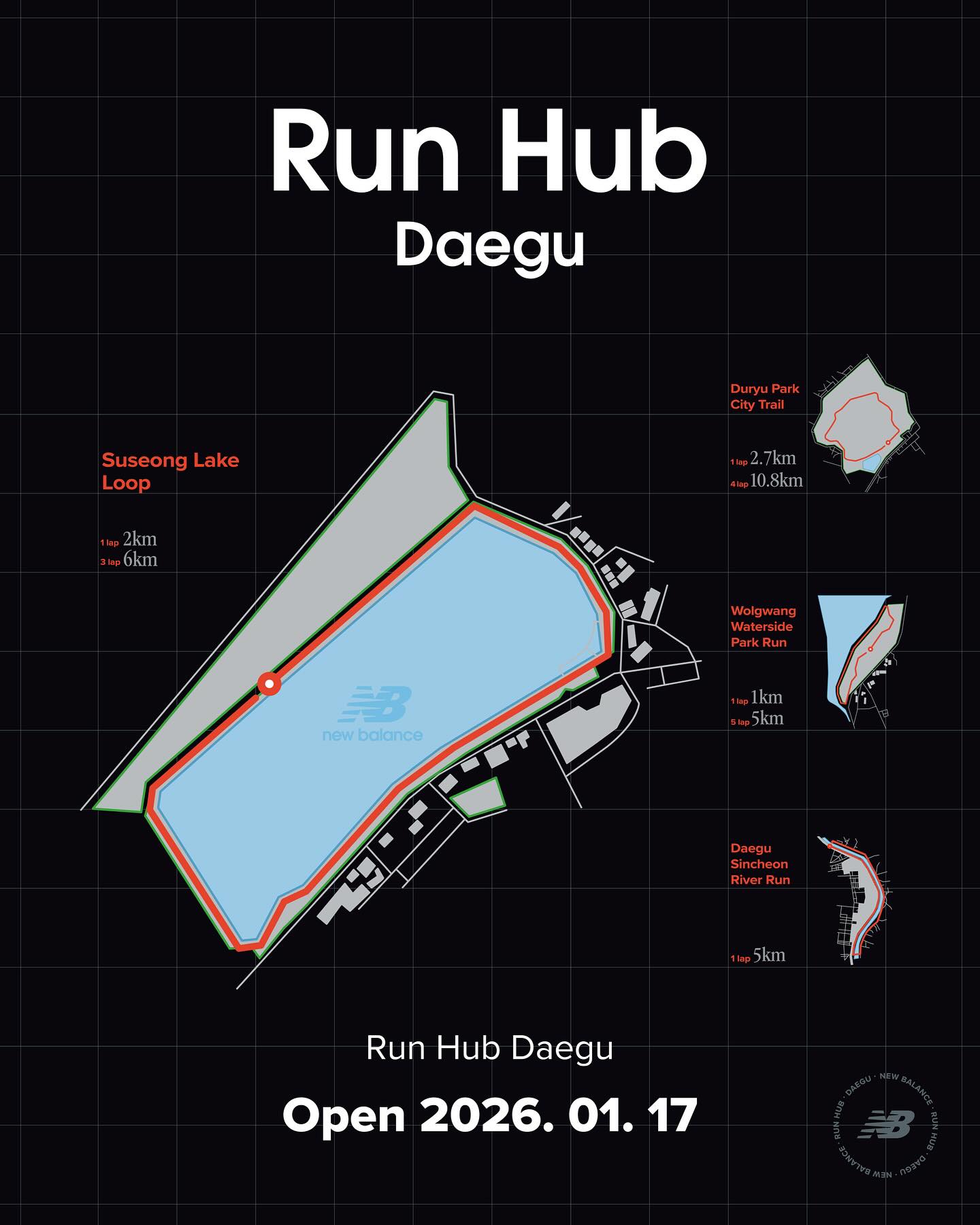 New Balance Run Hub Opens in Daegu Parks