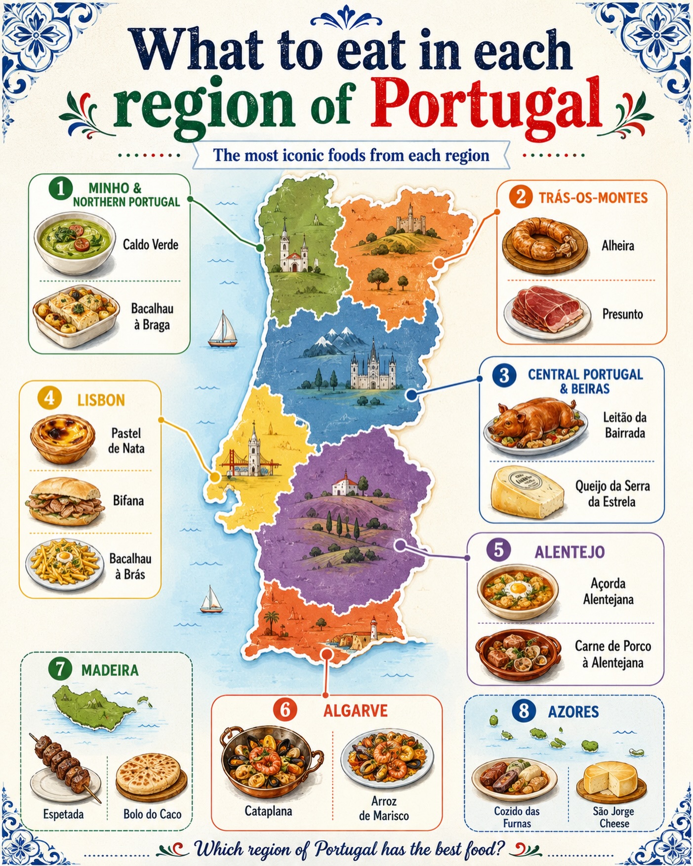 Portugal's Diverse Regional Food Specialties