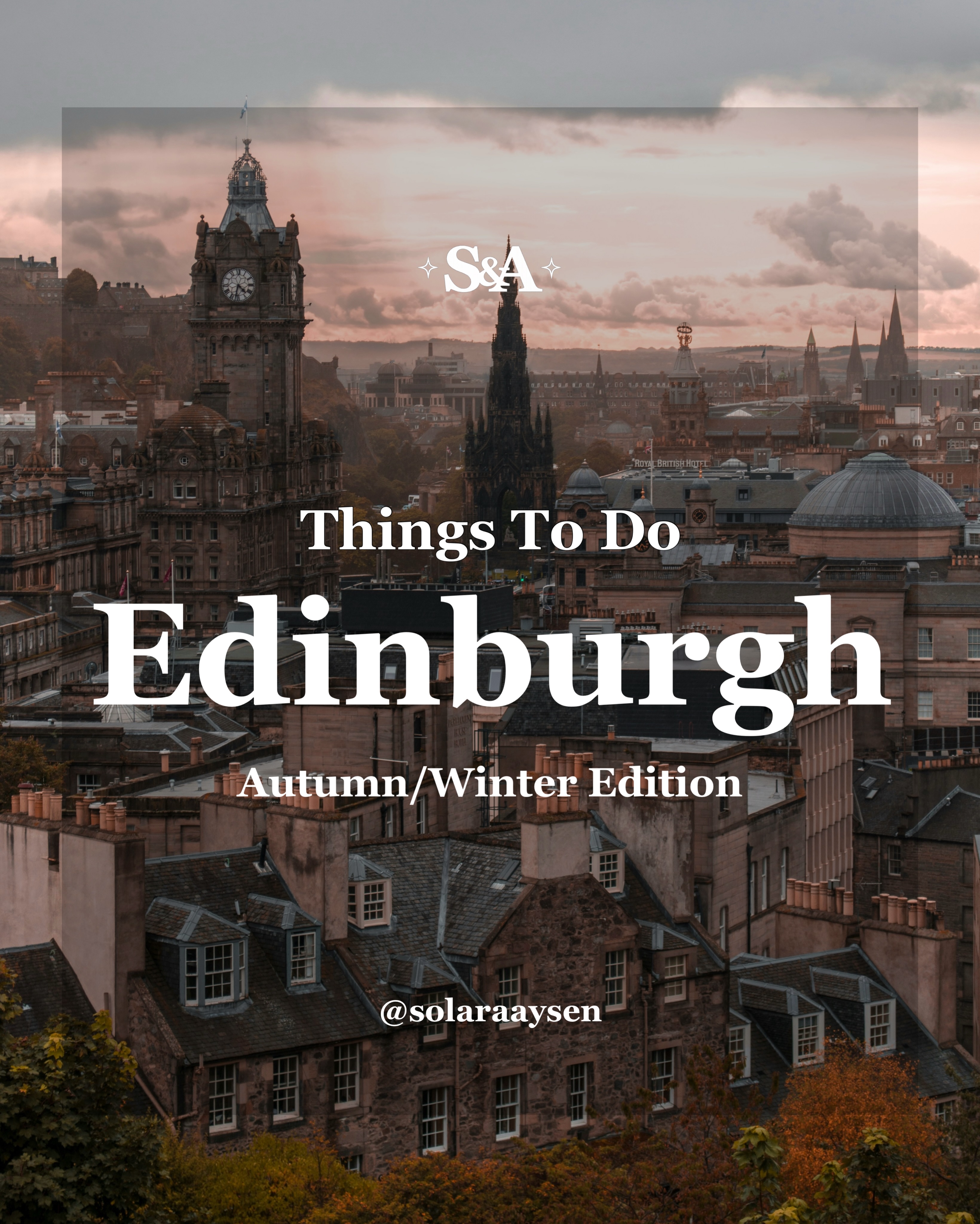 Popular Edinburgh Attractions and Winter Warm-Ups