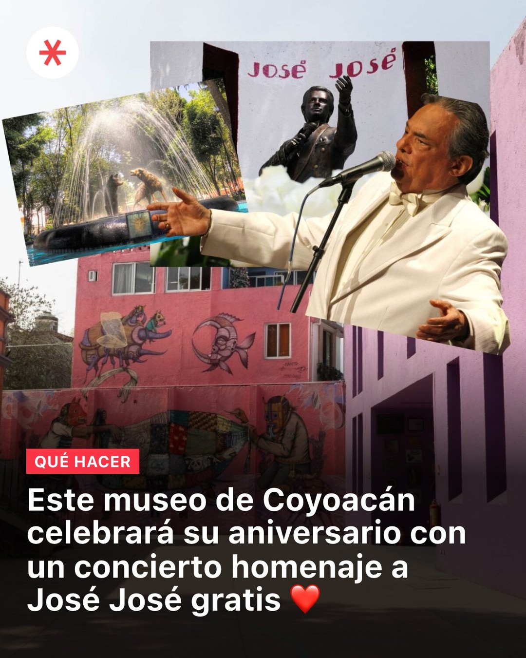 Free Tribute Concert for José José at Coyoacán Museum