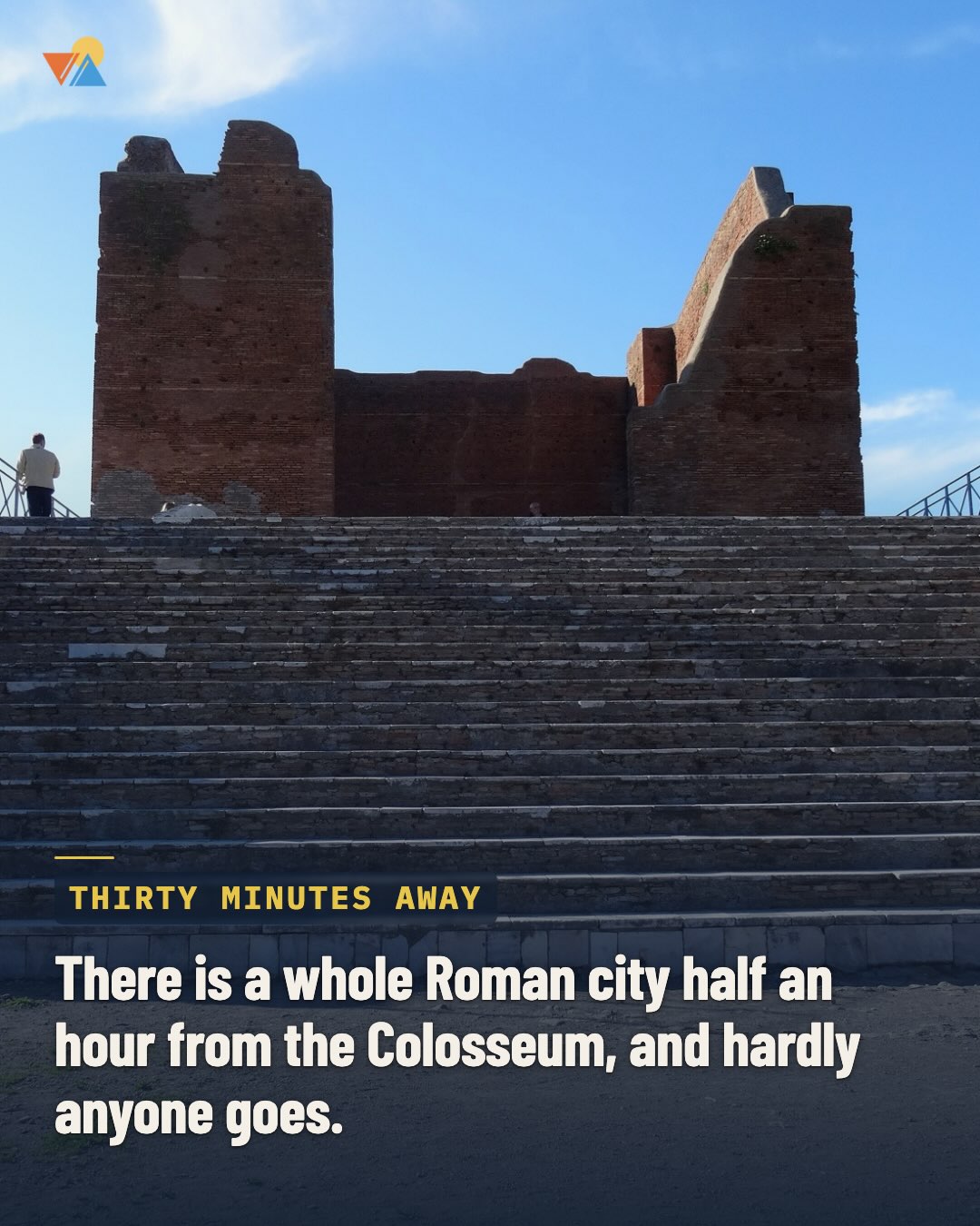 Ancient Rome's Empty Port City Without Crowds