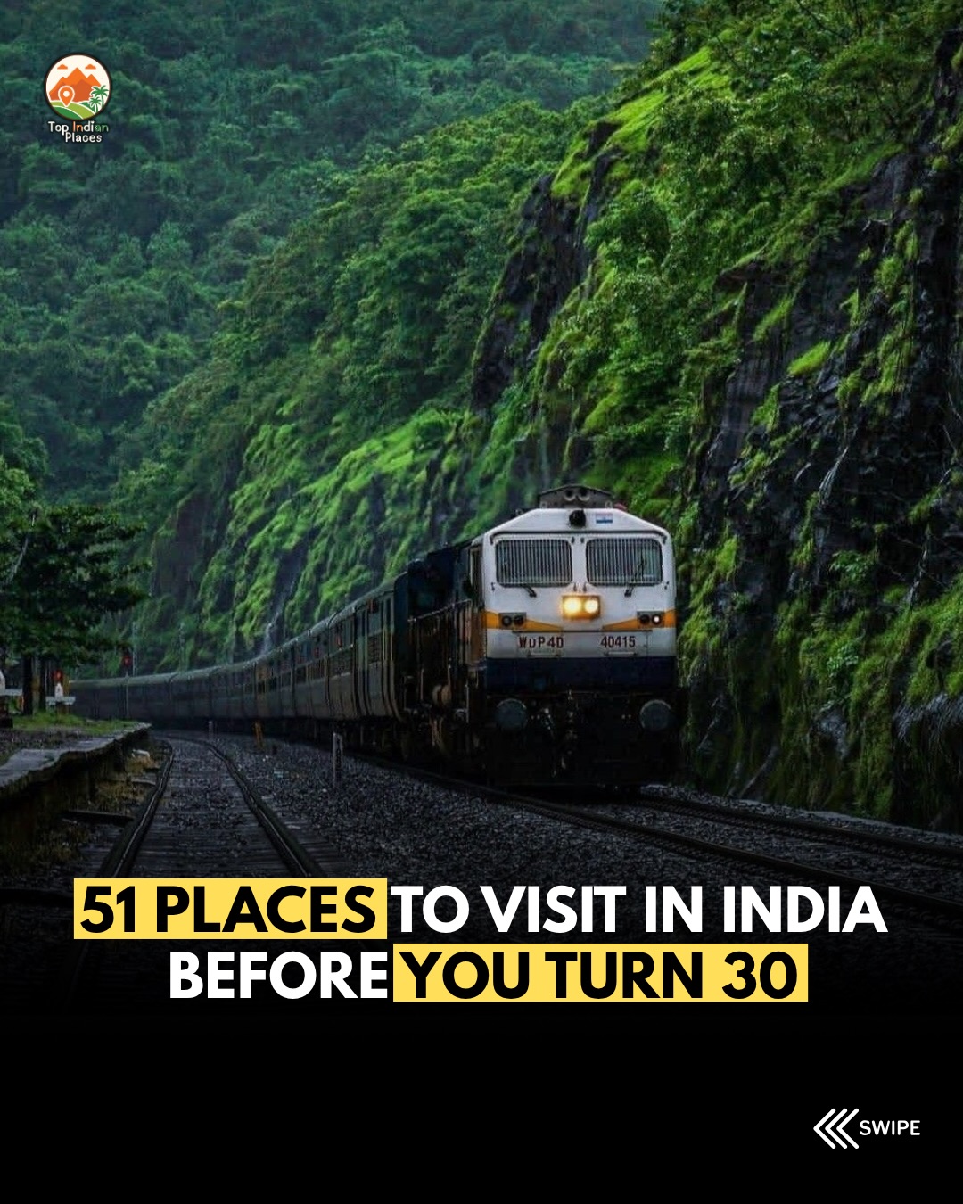 54 Places in India