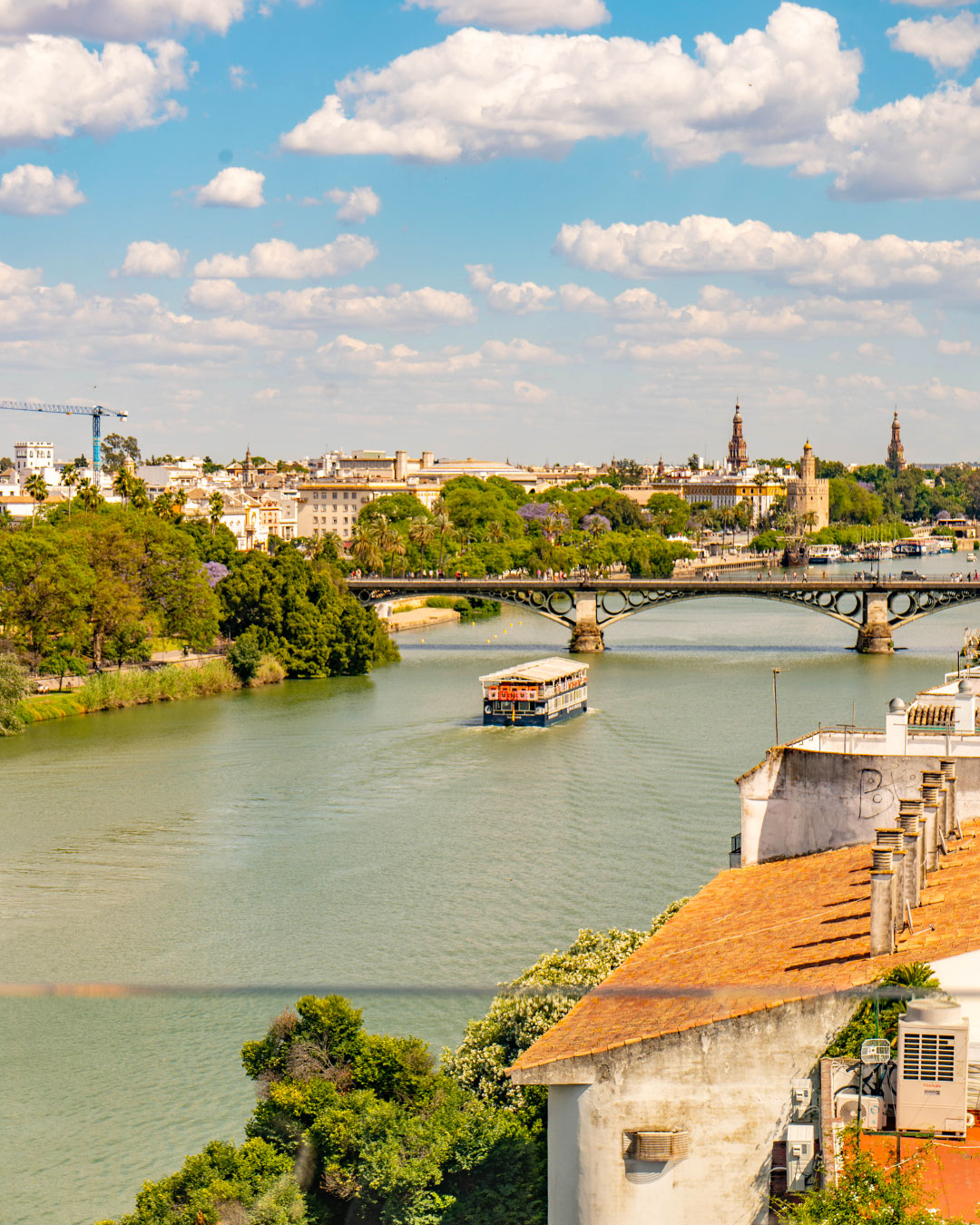 Sevilla Riverfront Views From Luxury Hotels