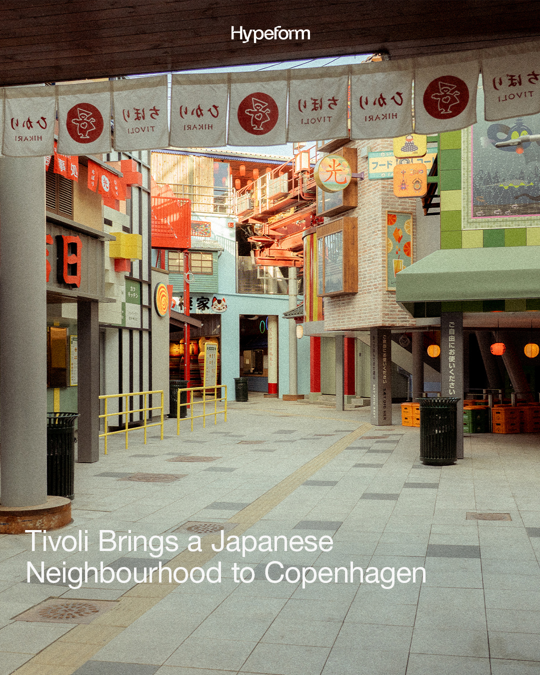 New Japanese Streetscape Opens at Tivoli Gardens