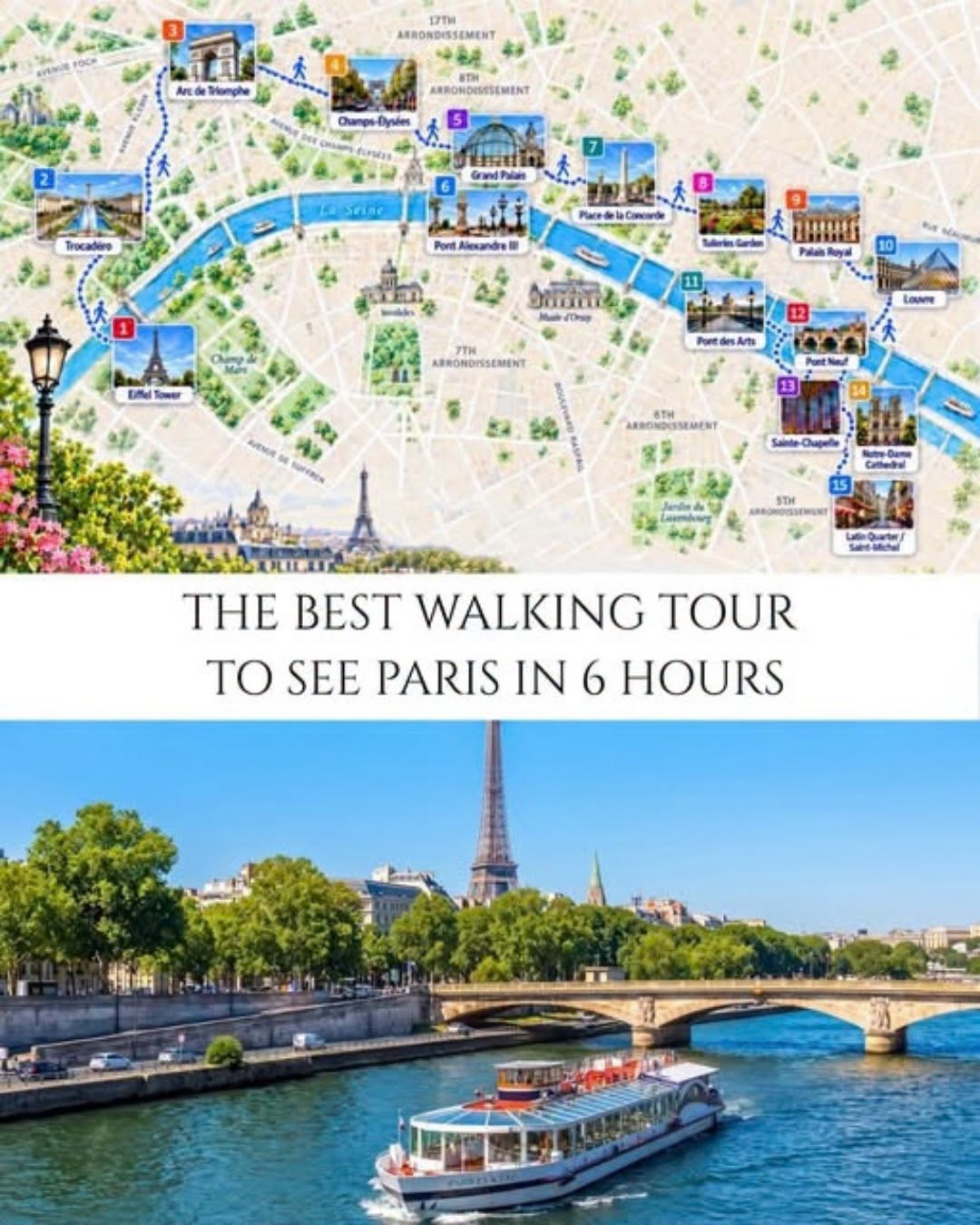 Paris Walking Tour Of 17 Iconic Landmarks