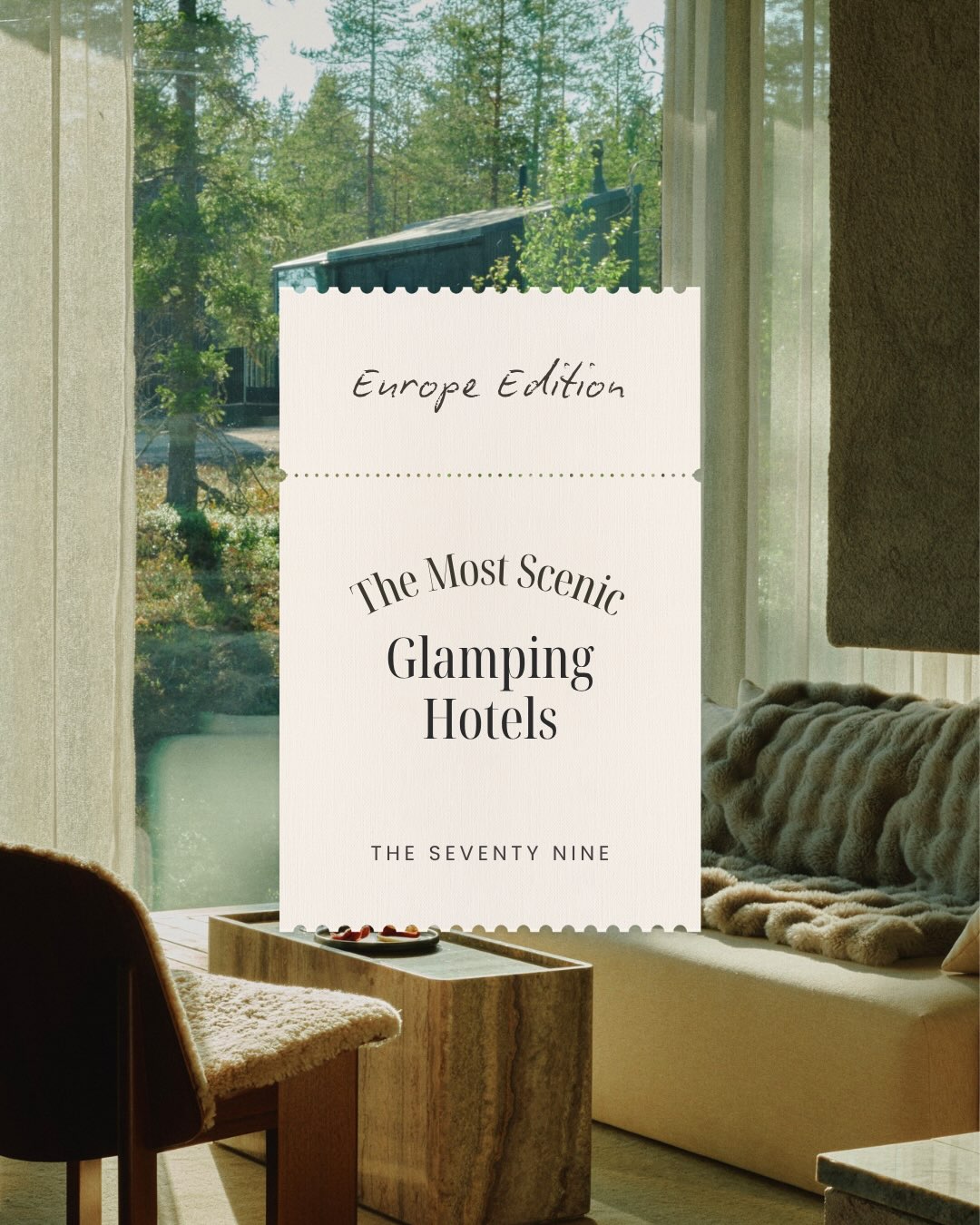 Scenic European Glamping Hotels With Five-Star Comfort
