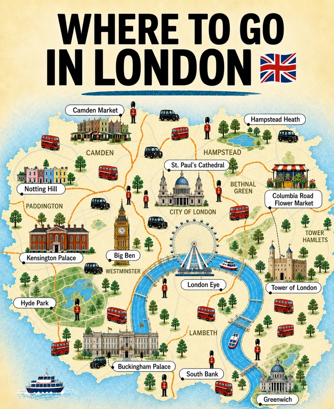 Iconic London Landmarks And Cultural Hotspots