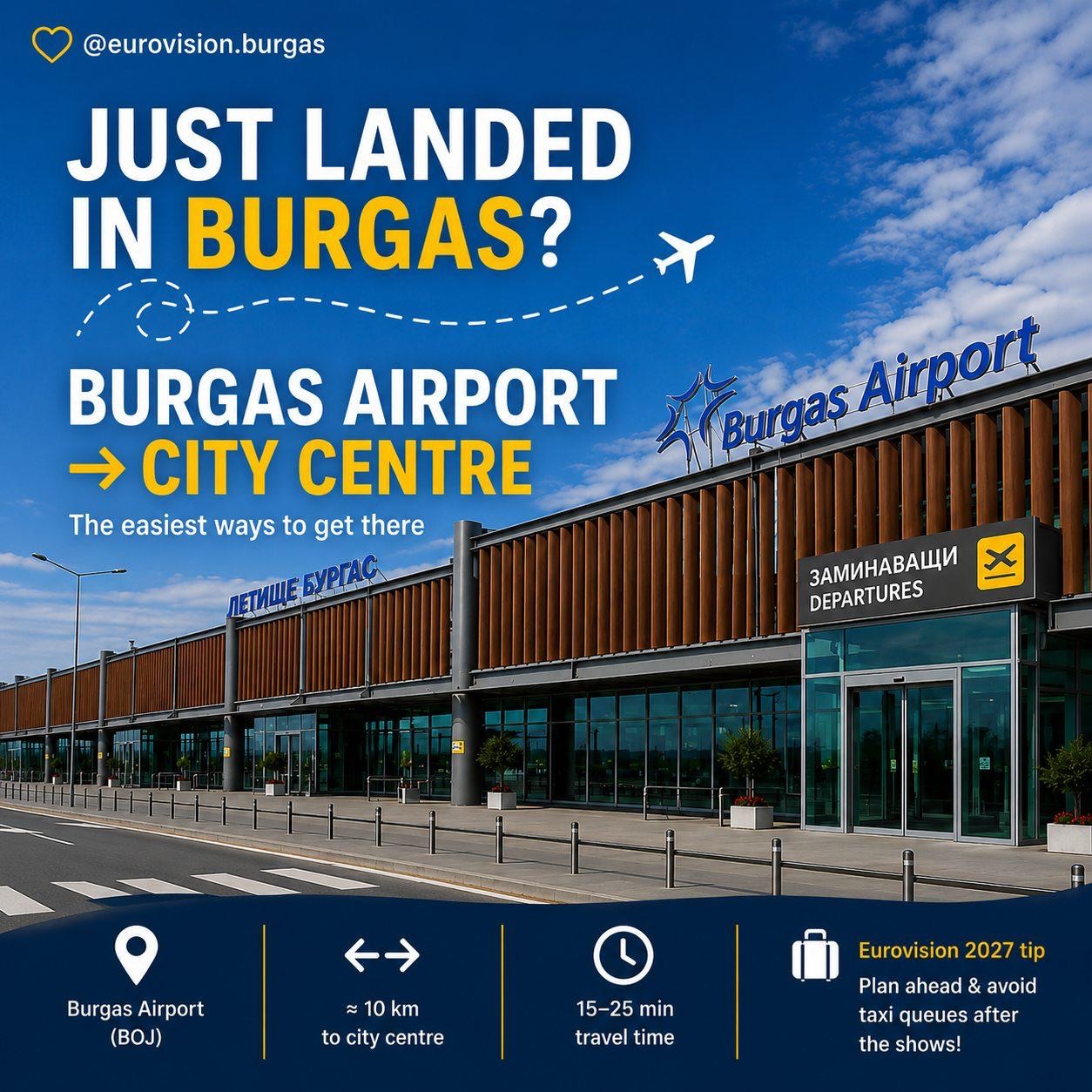 Getting To Burgas City From The Airport