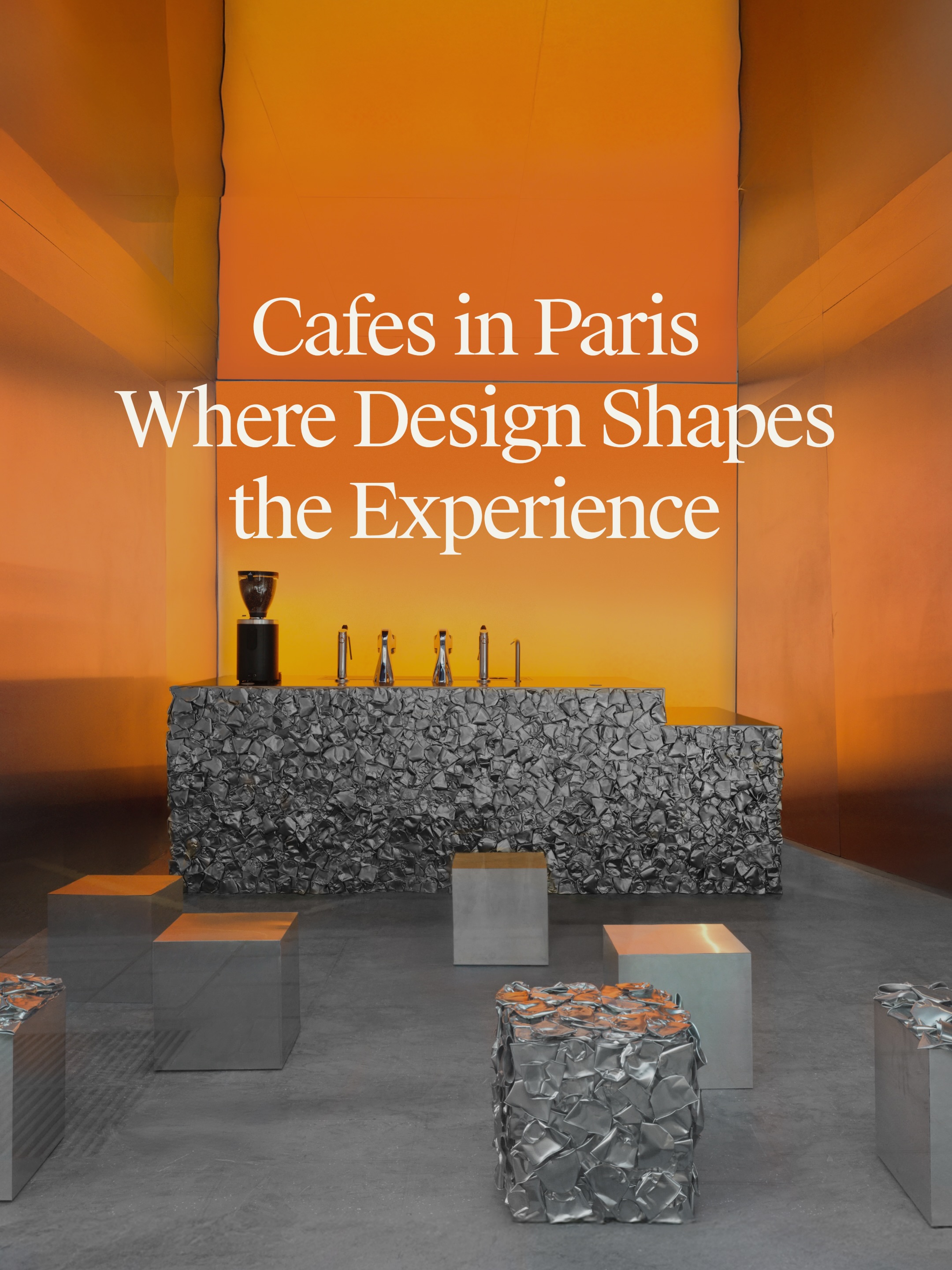 Parisian Coffee Shops Embrace Architectural Design