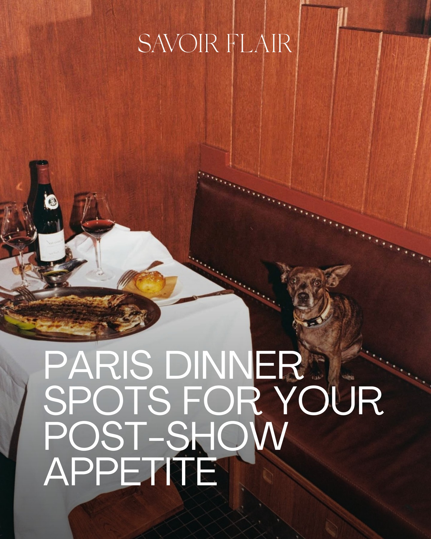 Paris Restaurants For Post-Show Dining