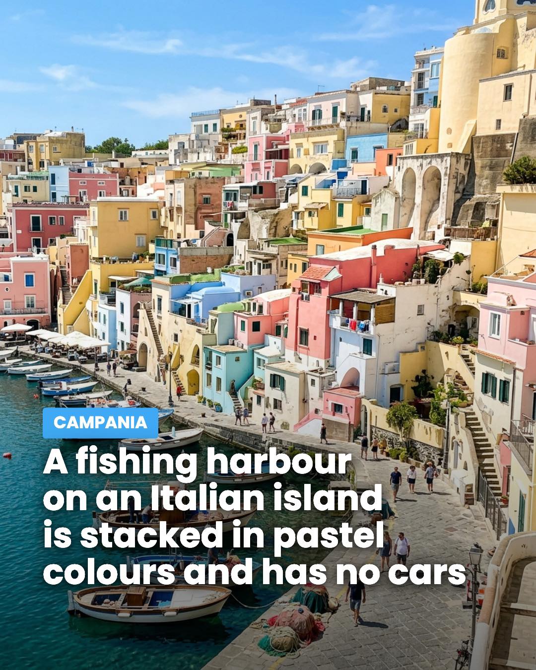 Procida's Colorful Marina Corricella Fishing Village