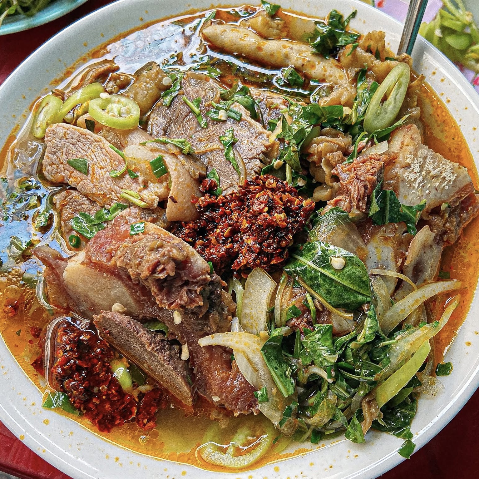 Saigon's Fragrant Lemongrass Beef Noodle Soup