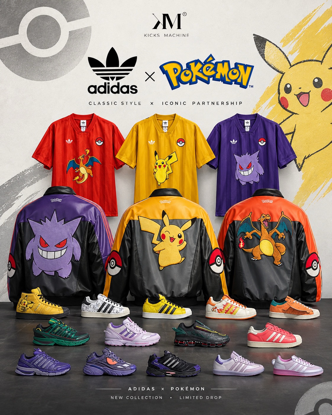 Collectible Adidas x Pokemon Sneakers Available