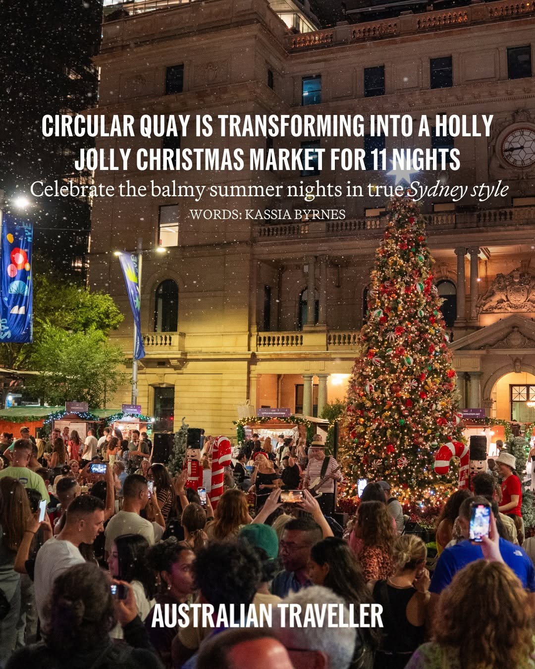 Sydney's Circular Quay Christmas Market