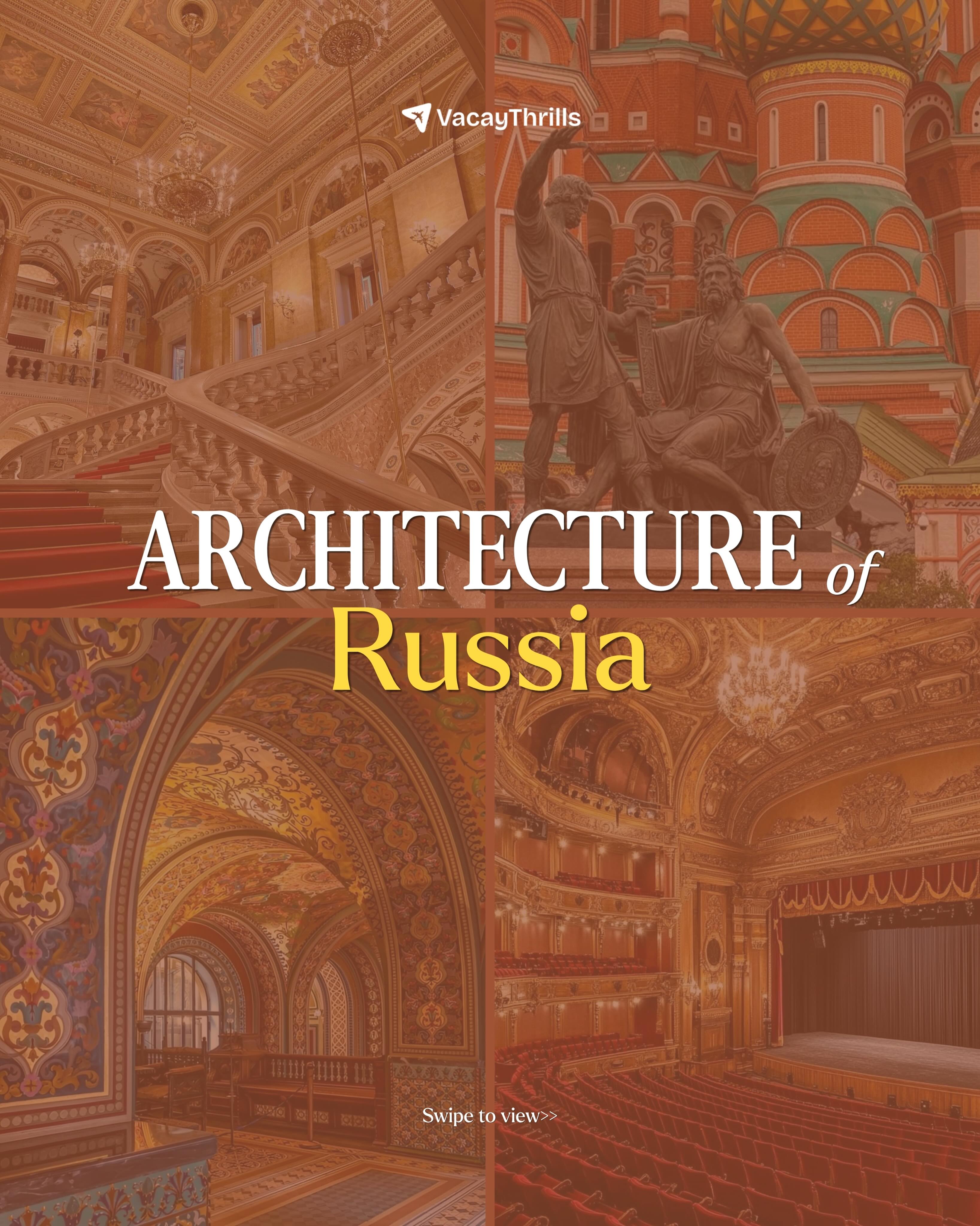 Historic Russian Landmarks With Iconic Domes