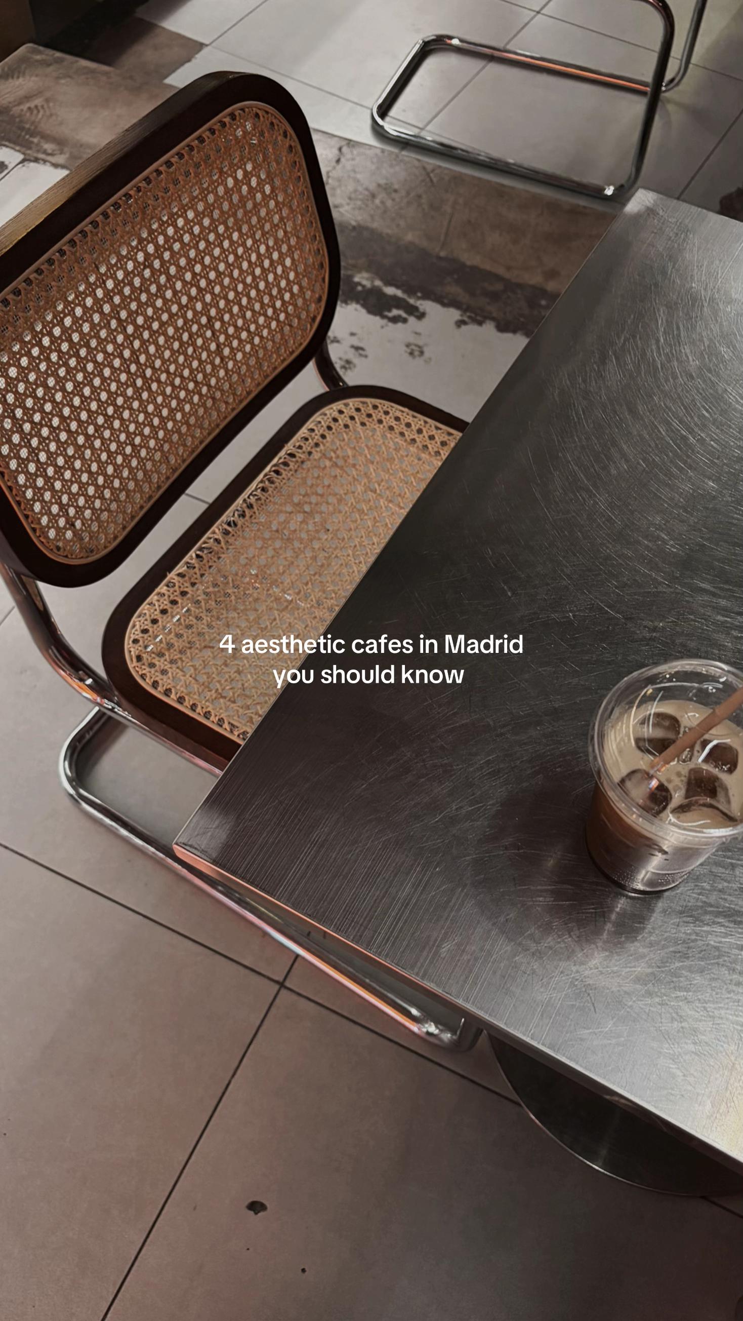 Madrid's Aesthetic Cafes Offer Beautiful Interiors
