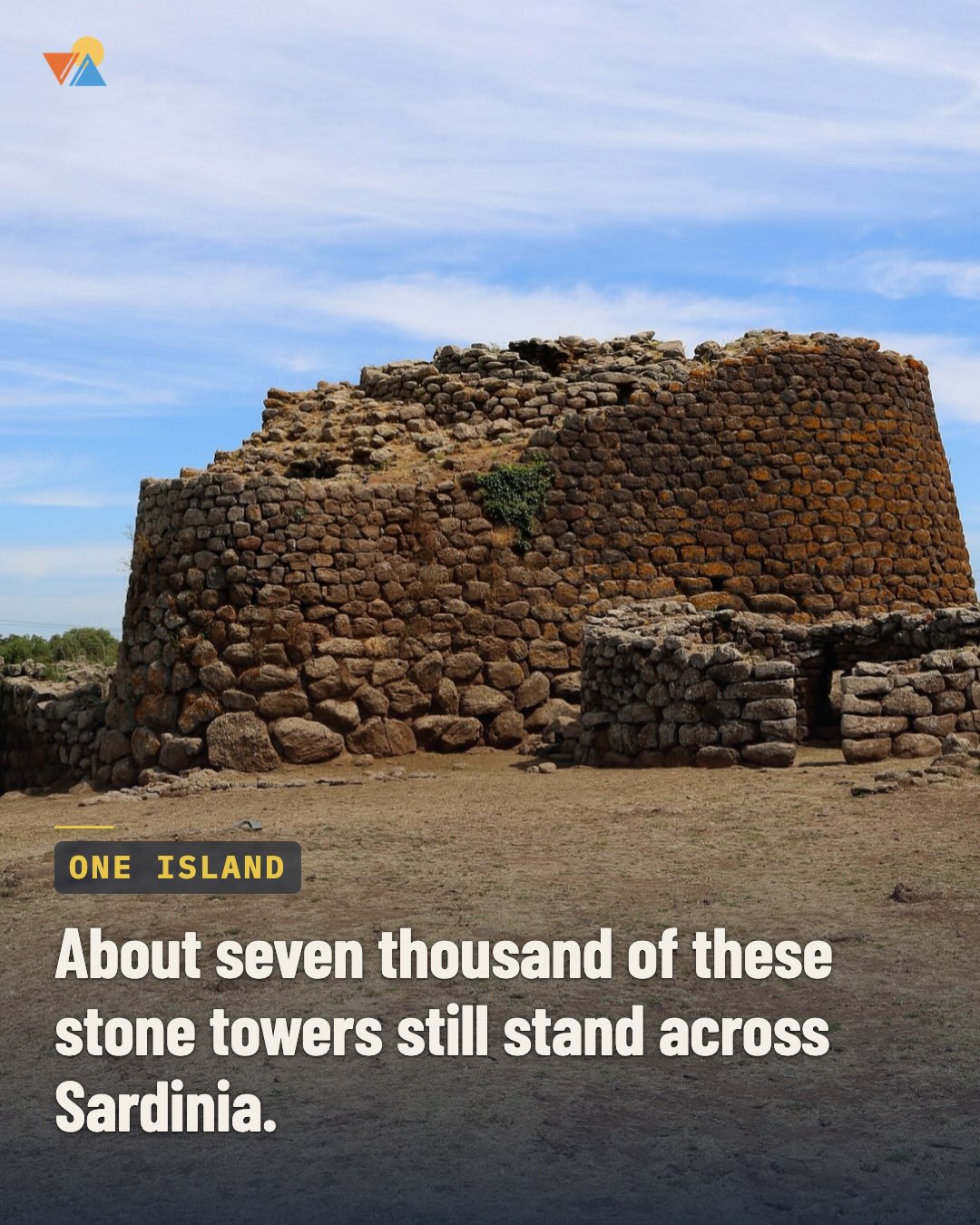 Ancient Nuragic Stone Towers Of Sardinia