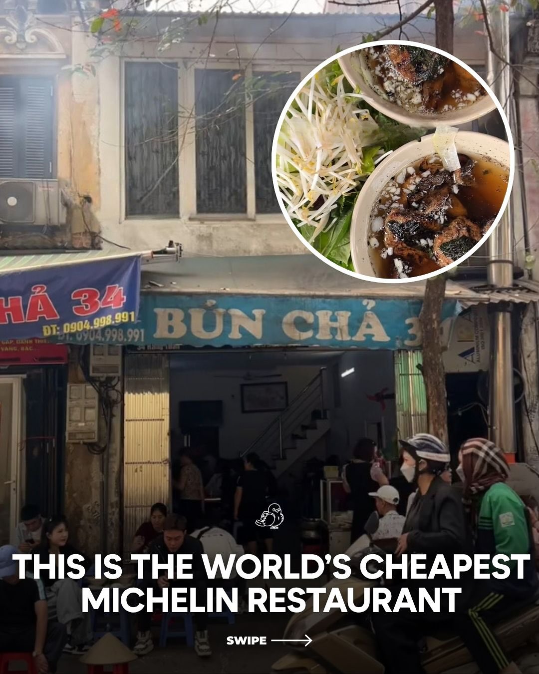 Hanoi's Bib Gourmand Bún Chả Eatery