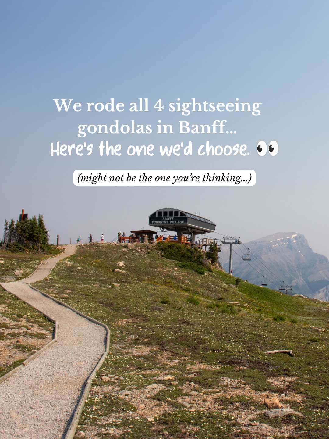 Four Banff Sightseeing Gondolas Compared