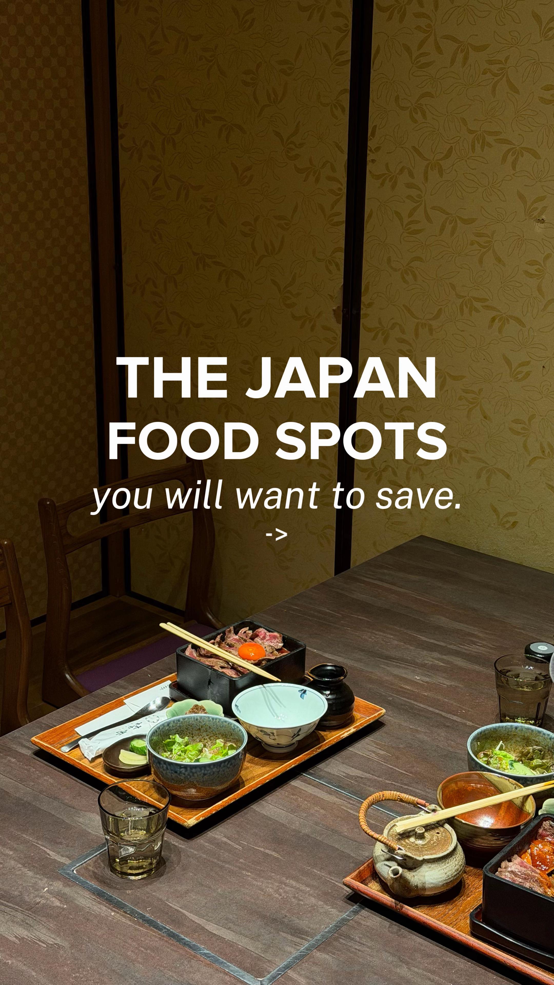 Favorite Food Spots Across Japan