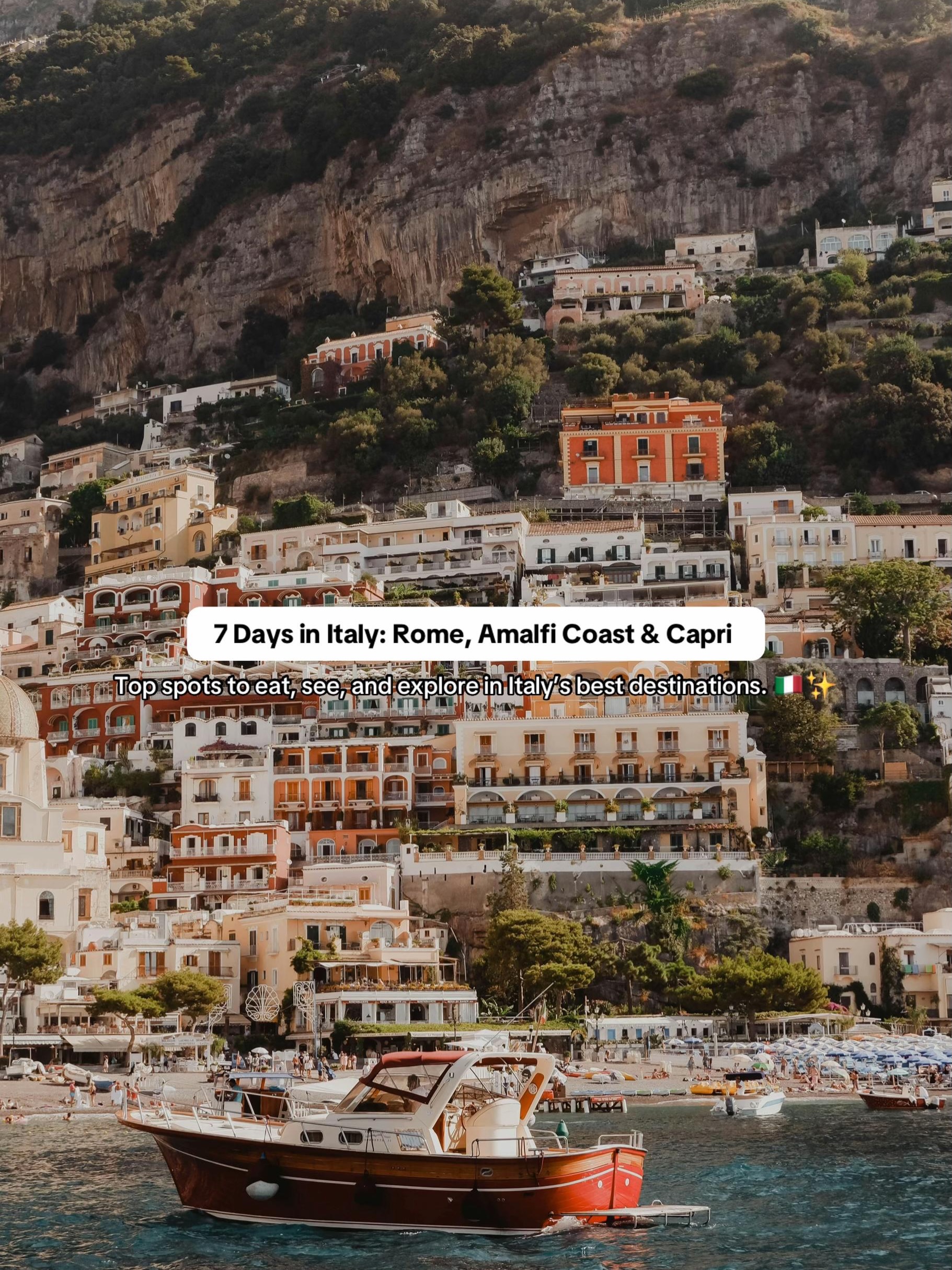 Rome, Amalfi Coast, and Capri Itinerary