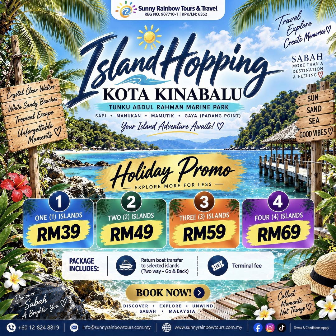Island Hopping Adventures In Sabah, Malaysia