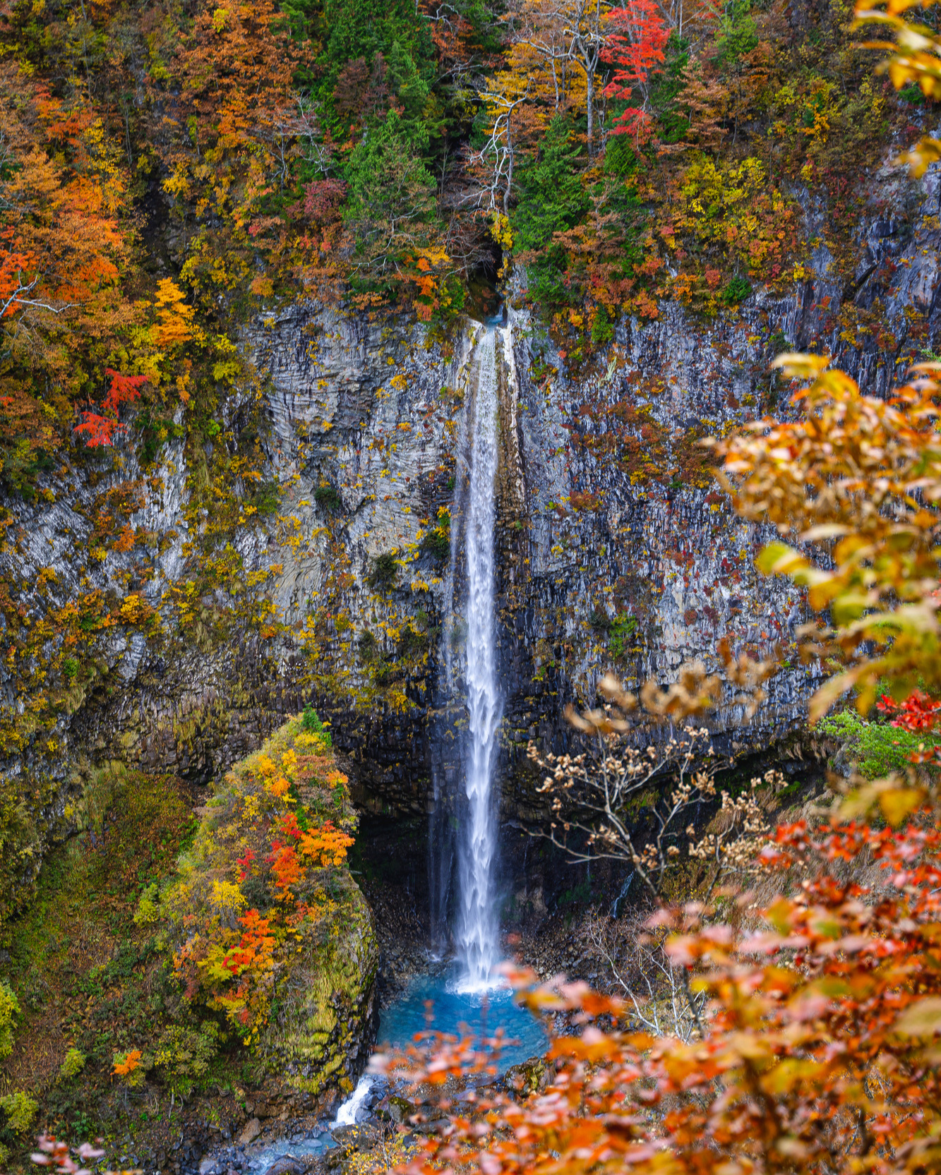 Japanese Natural Wonders In Autumn