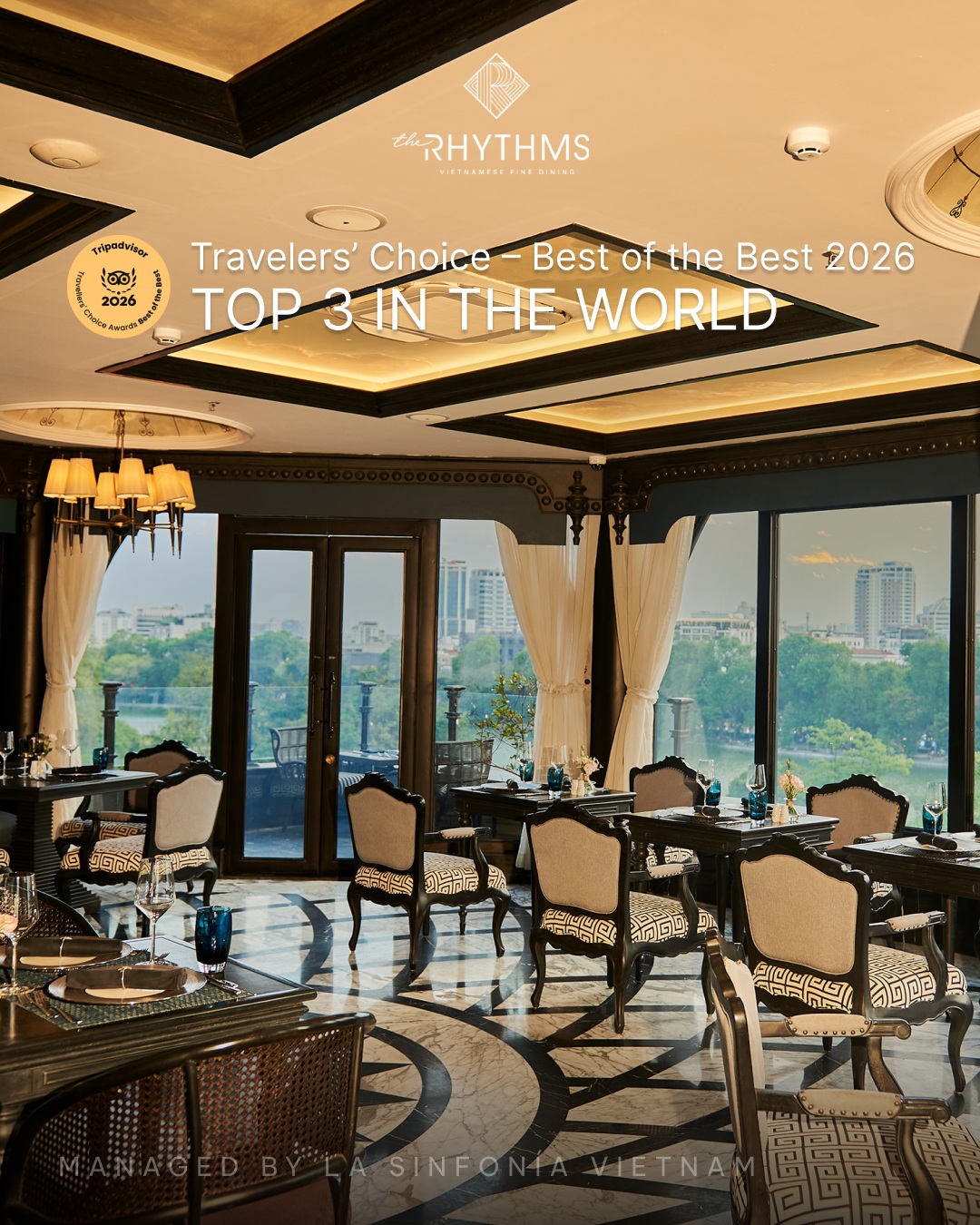 Rhythms Restaurant Earns Top Global Recognition