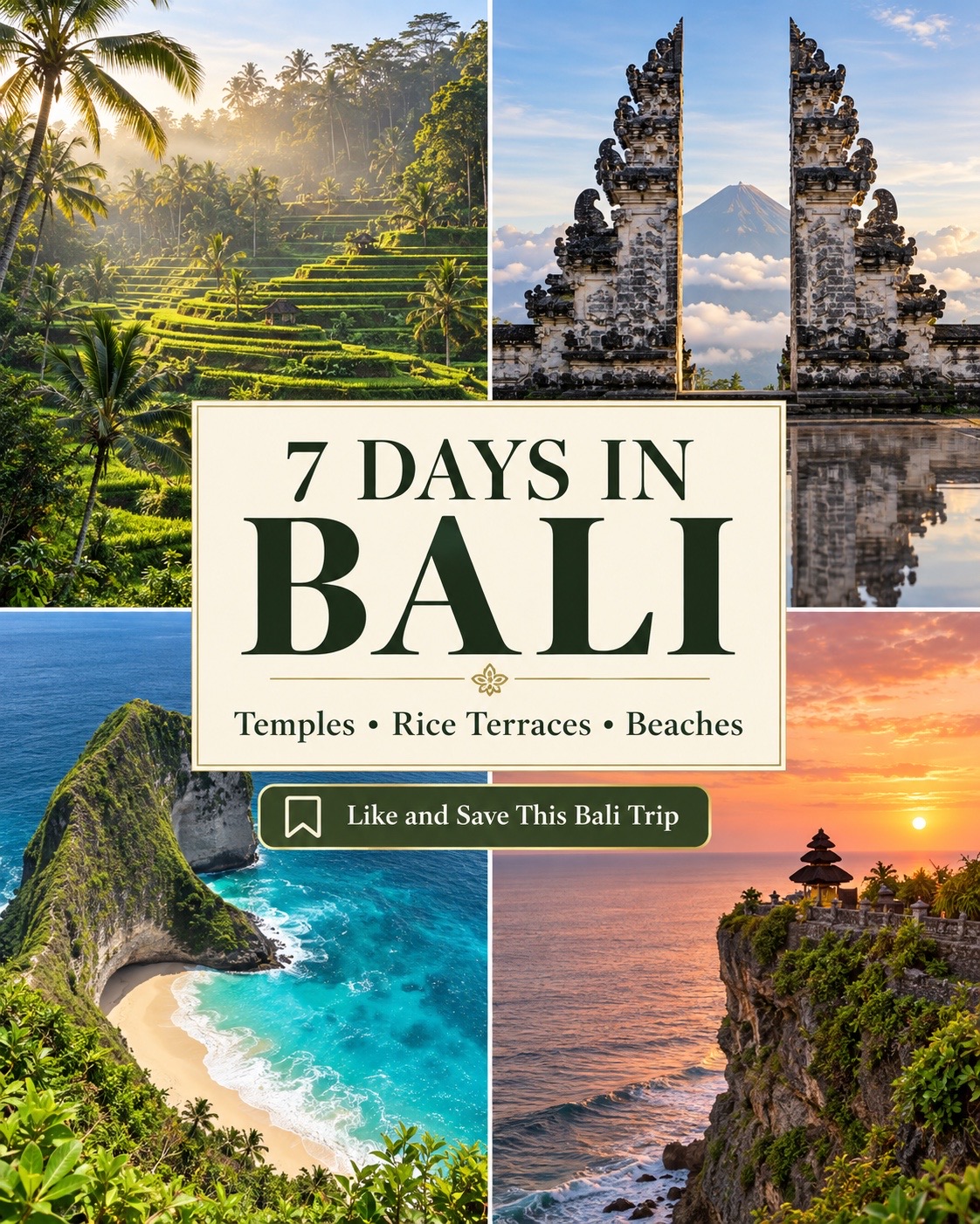 Bali Itinerary: Culture, Nature, and Coastline Adventures
