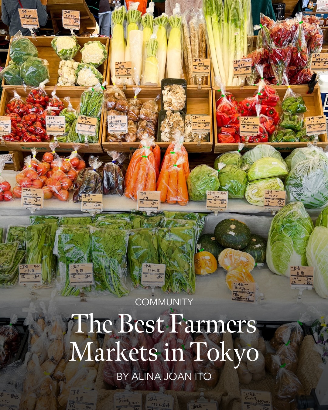Tokyo's Farmers Markets And Artisan Stalls