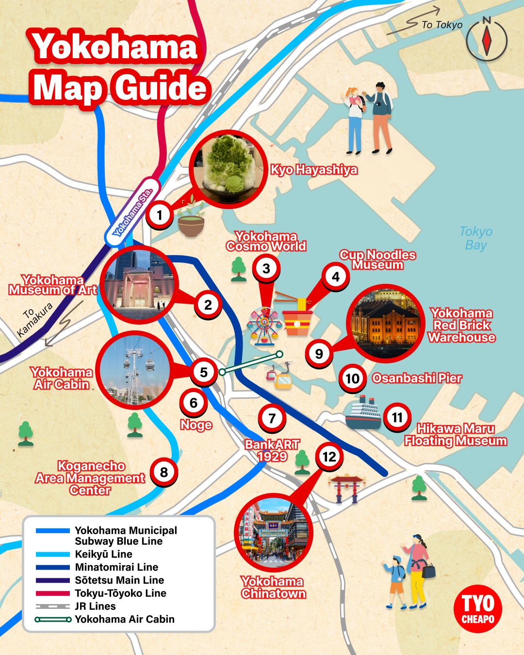 Yokohama Attractions: Gardens, Chinatown, and City Views