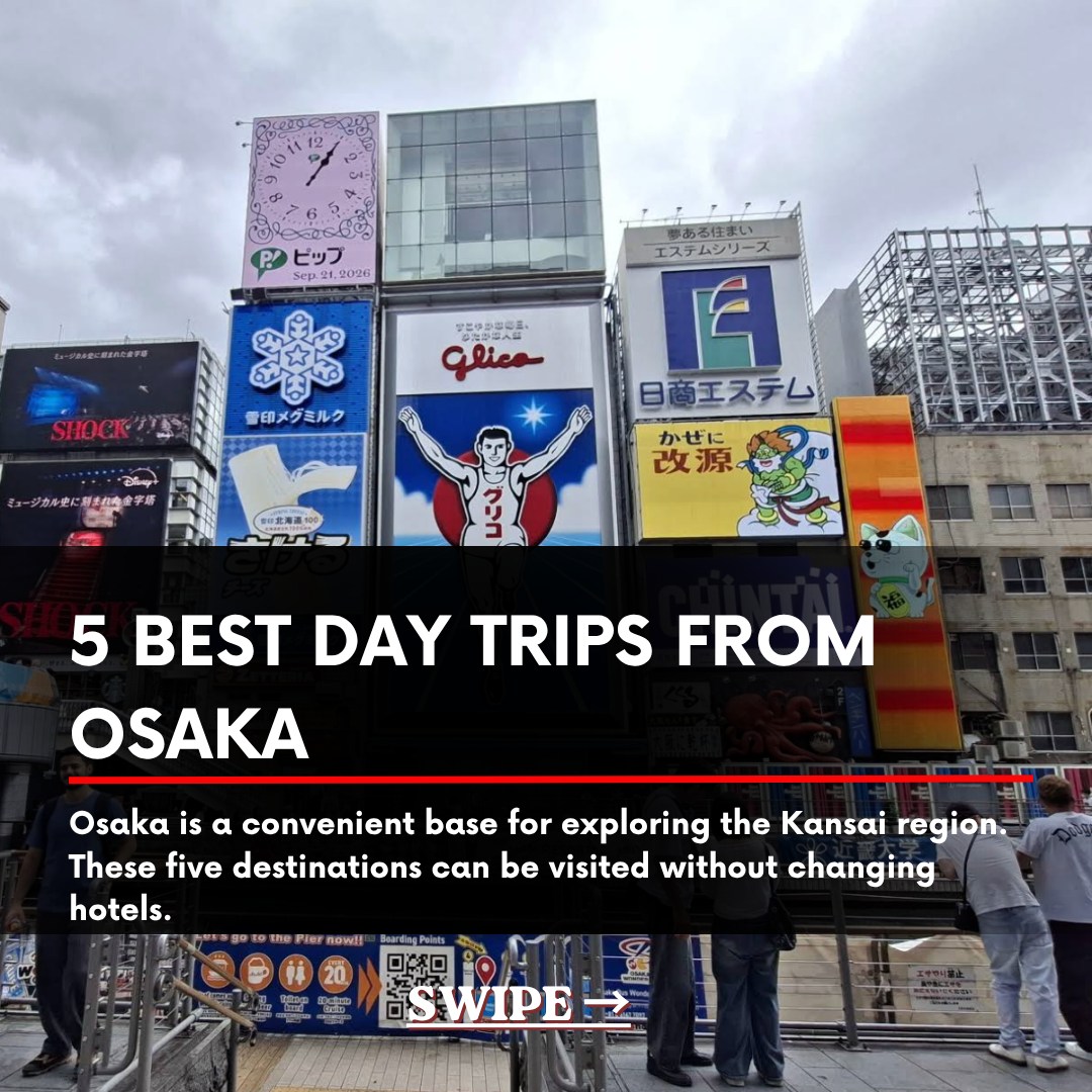 Kansai Day Trips From Osaka: Kyoto, Nara, Kobe & More