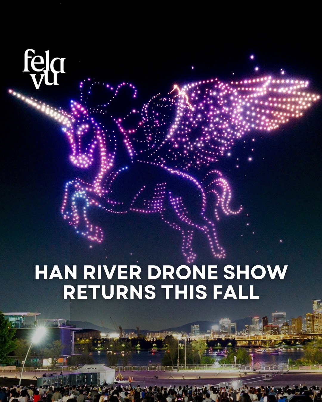 Seoul Han River Drone Show Returns This Fall