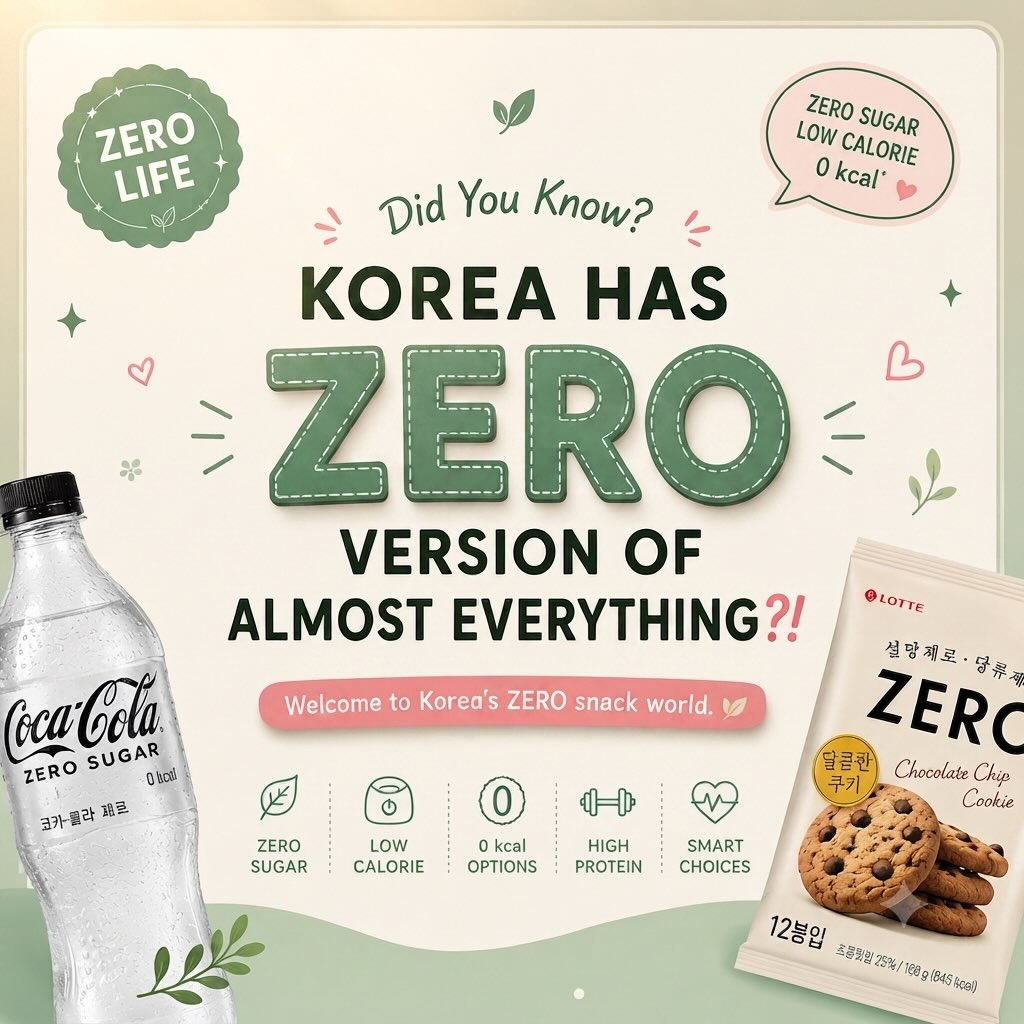 Korean Stores Offering Zero Sugar & Low Calorie Options