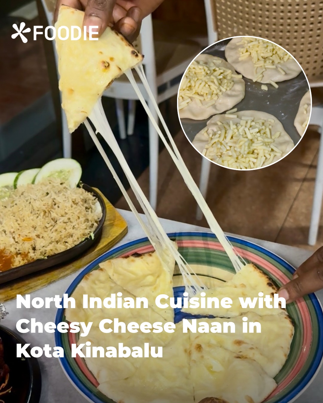 Roti & Chaai's Delicious Cheese Naan
