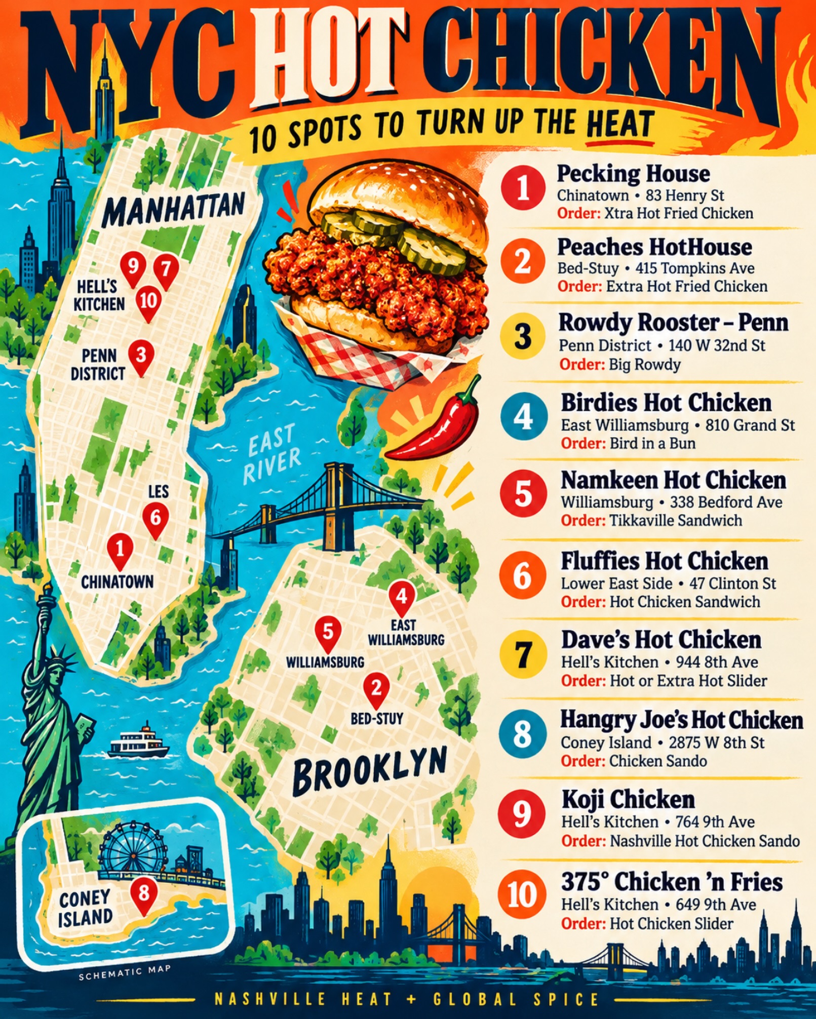 New York City's Best Hot Chicken Joints