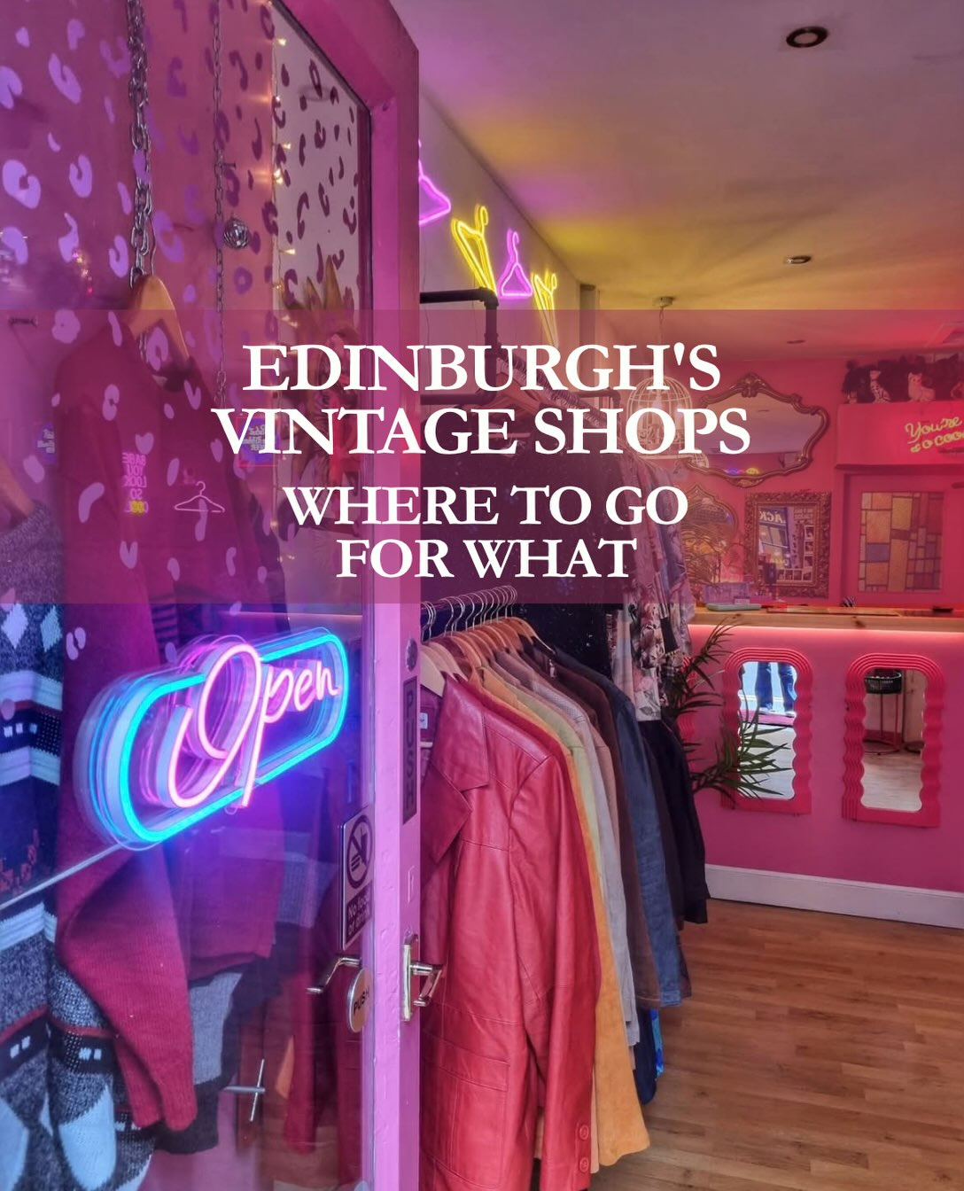 Edinburgh's Premier Vintage Clothing and Homeware Shops