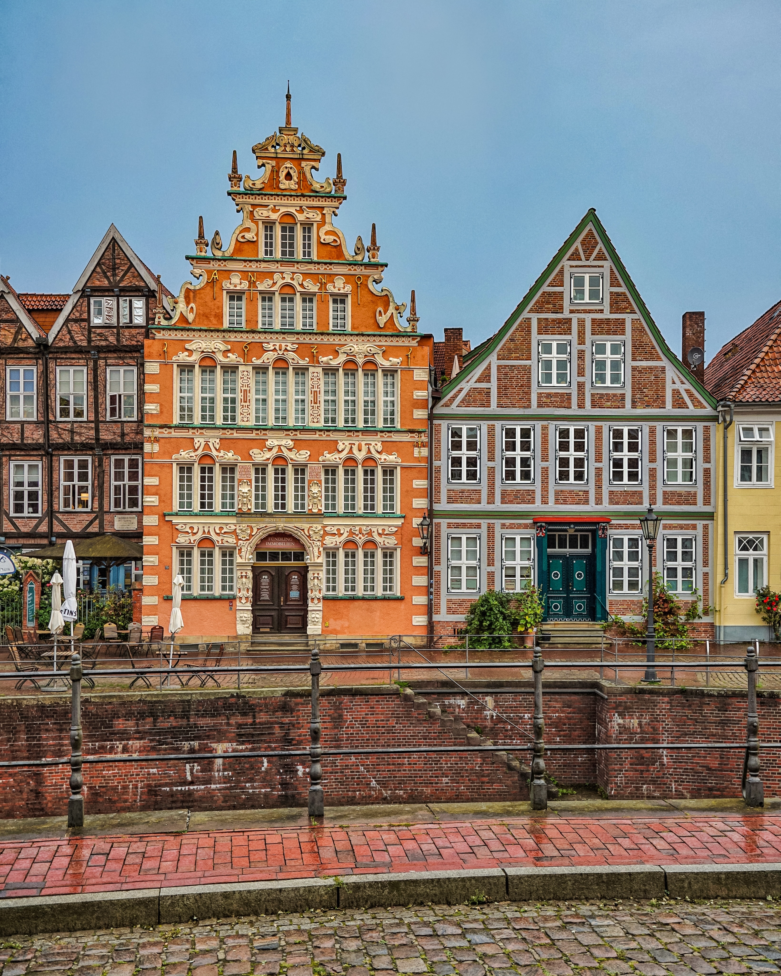 Historic Hanseatic Harbour and Buildings in Stade