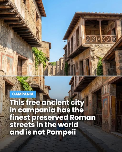 Ancient Roman Cities Preserved by Volcanic Eruption