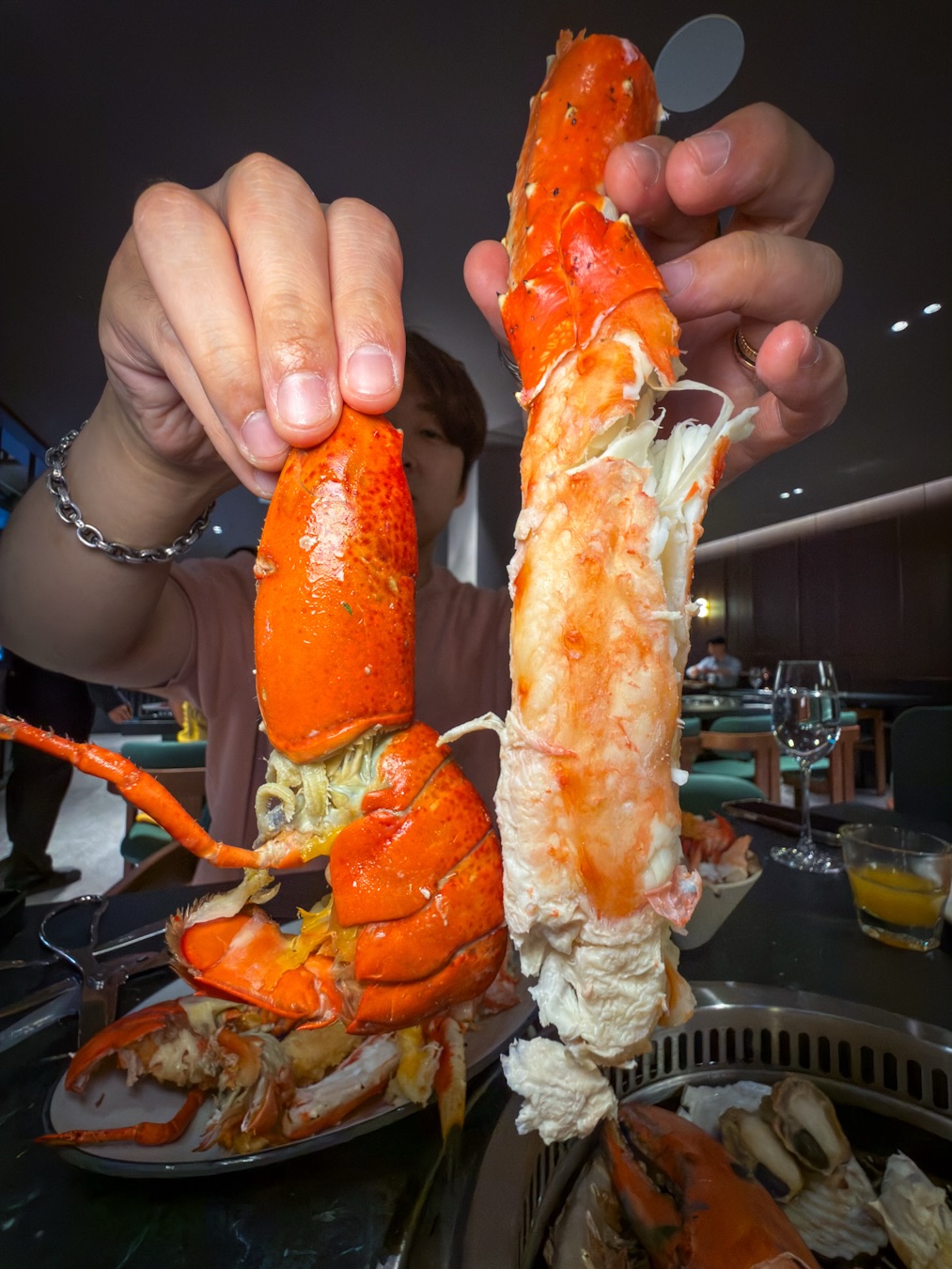 The Viking Seafood Buffet Opens With King Crab