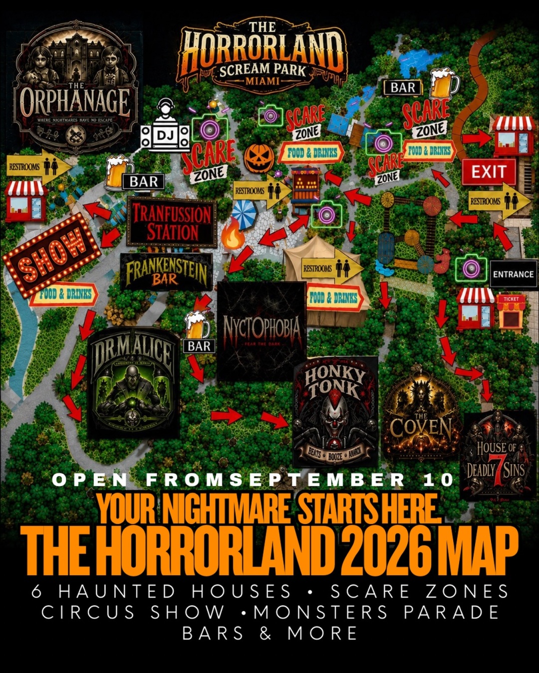 Miami Scream Park Opens At Jungle Island