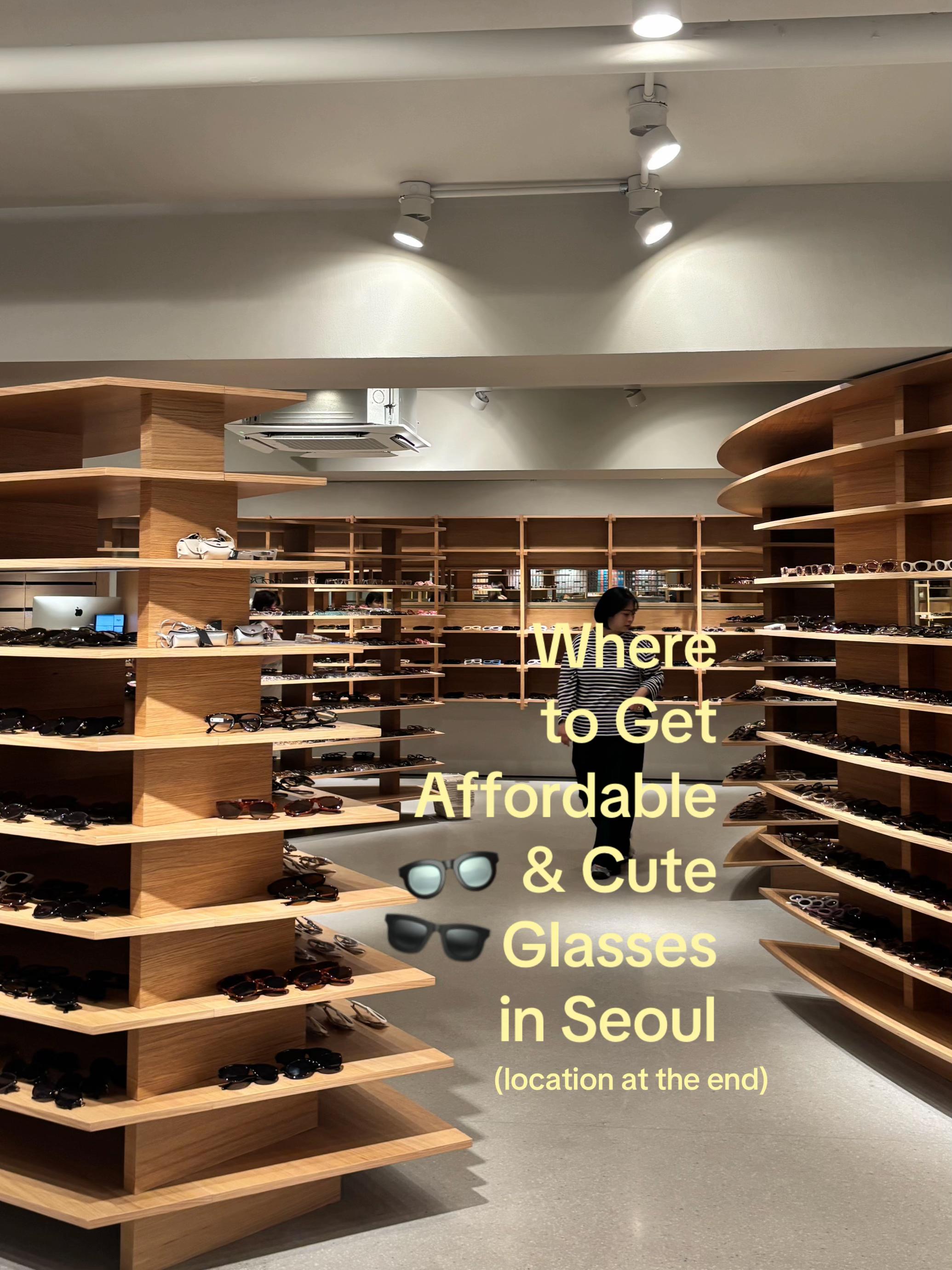 Chic Eyewear and Accessories in Myeongdong