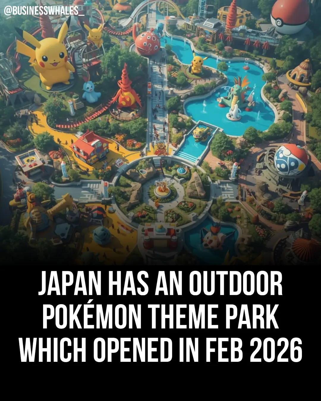 Pokémon Theme Parks Opening in Japan