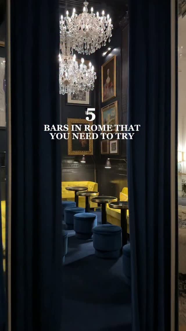 Rome's Must-Visit Cocktail Bars