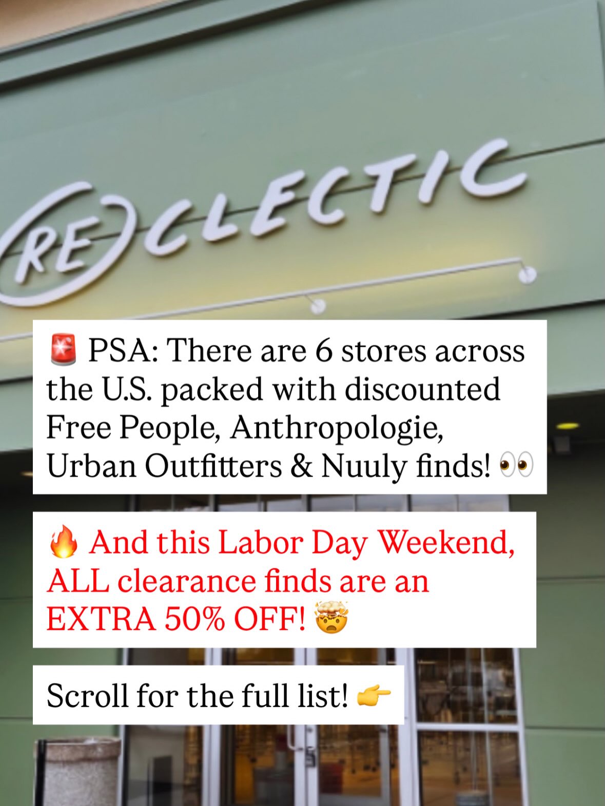 Six Reclectic Stores Offer Discounted Fashion Finds