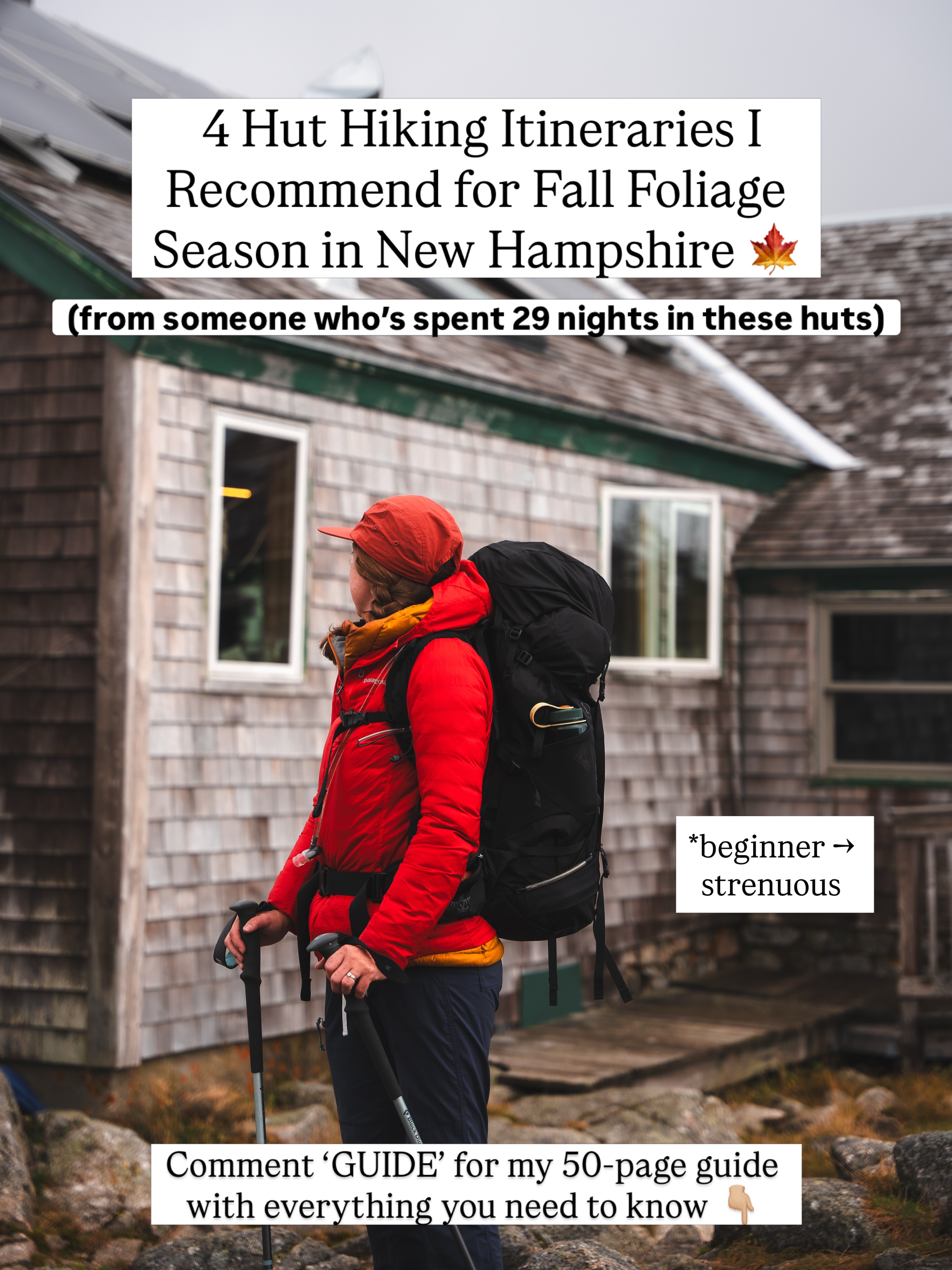 White Mountain Huts For Fall Foliage Adventures